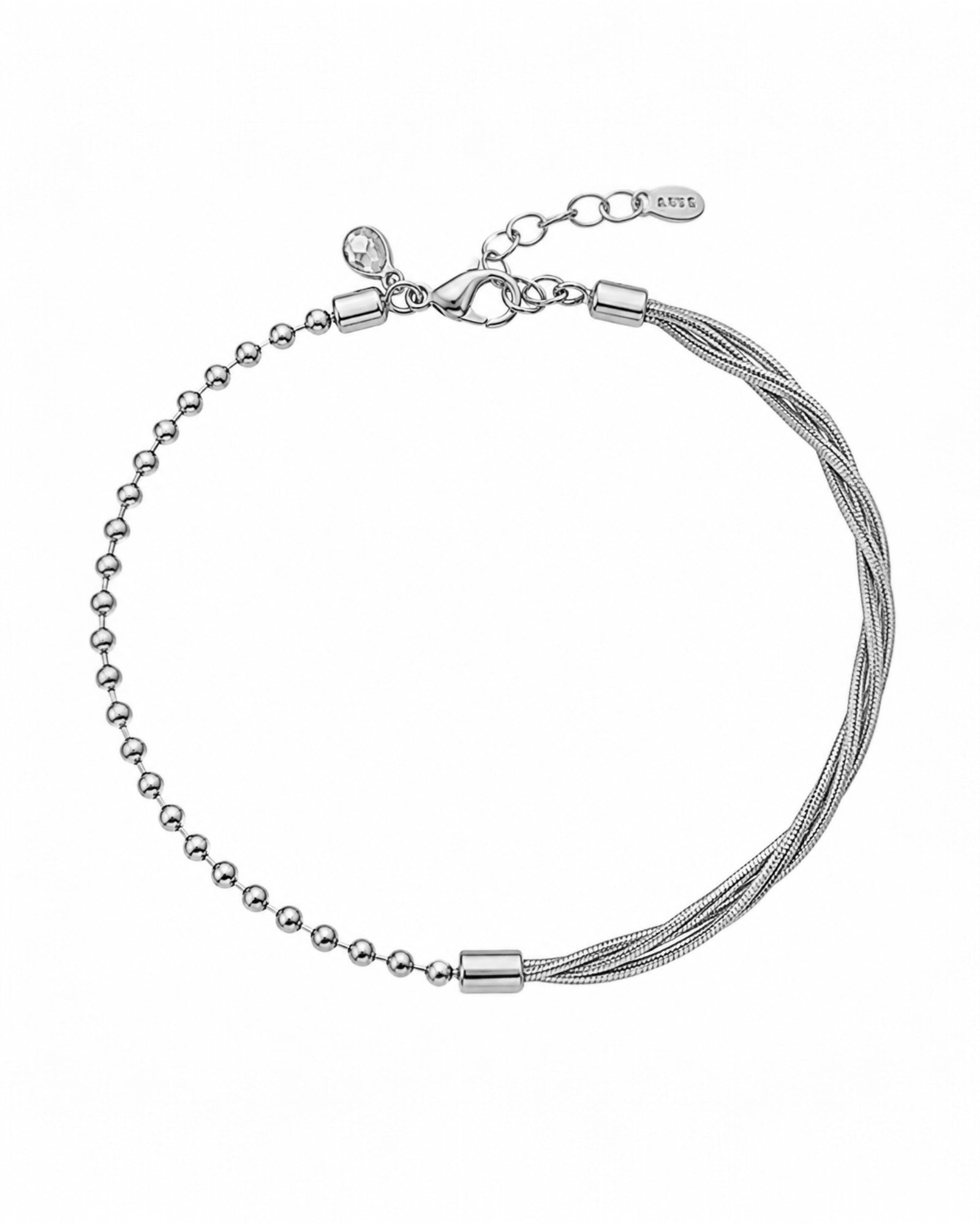 Double-Link Silver Bracelet