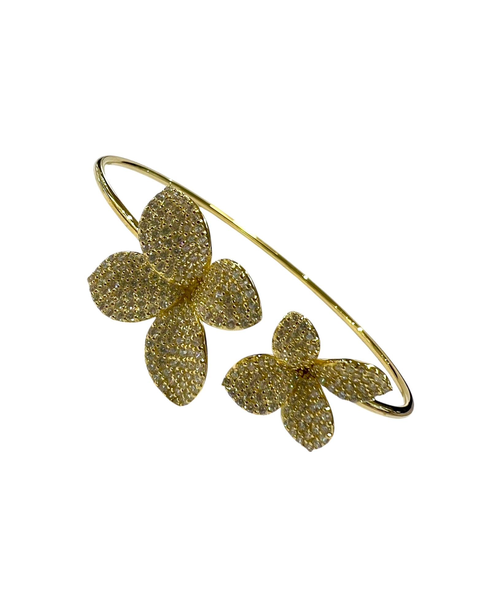 Bracelet / Slave Petals in Gold Silver