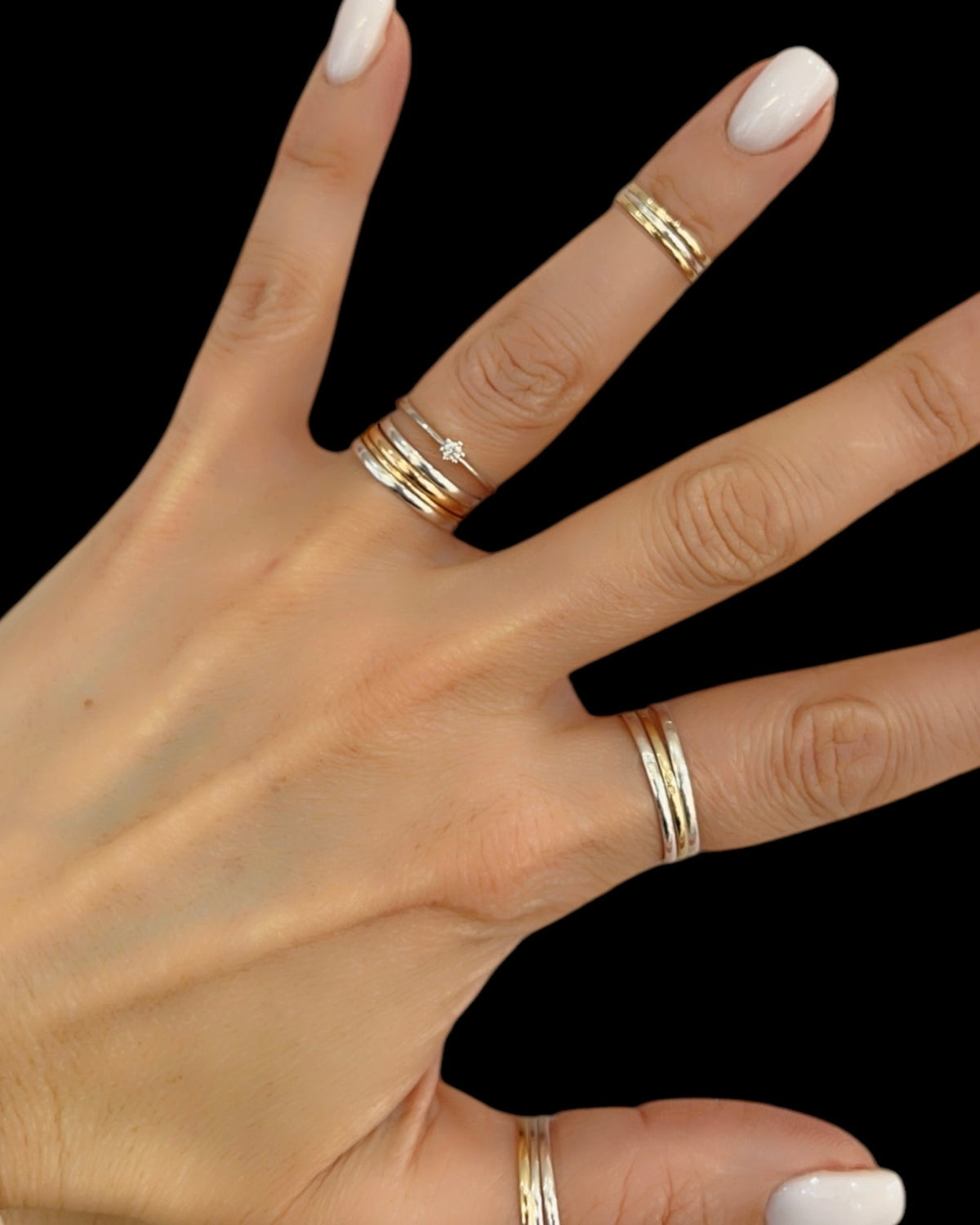 Gold Solitaire Ring