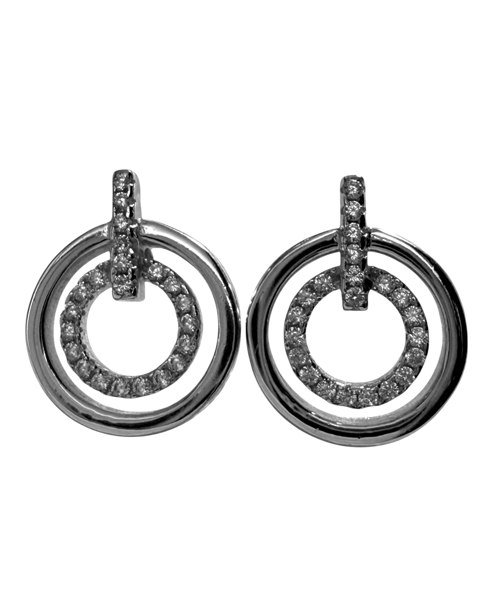 Silver Heart Earrings