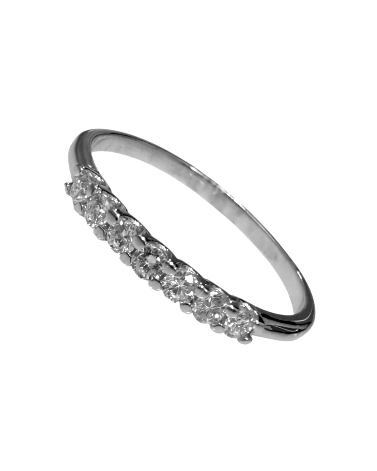 Anel Memória em Ouro com Diamantes