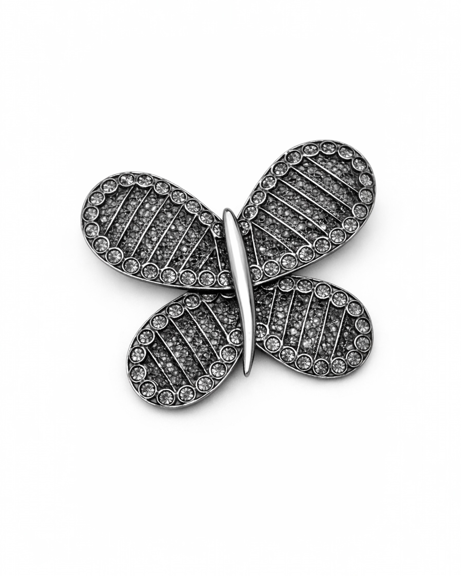 Silver Flower Pin/Medal