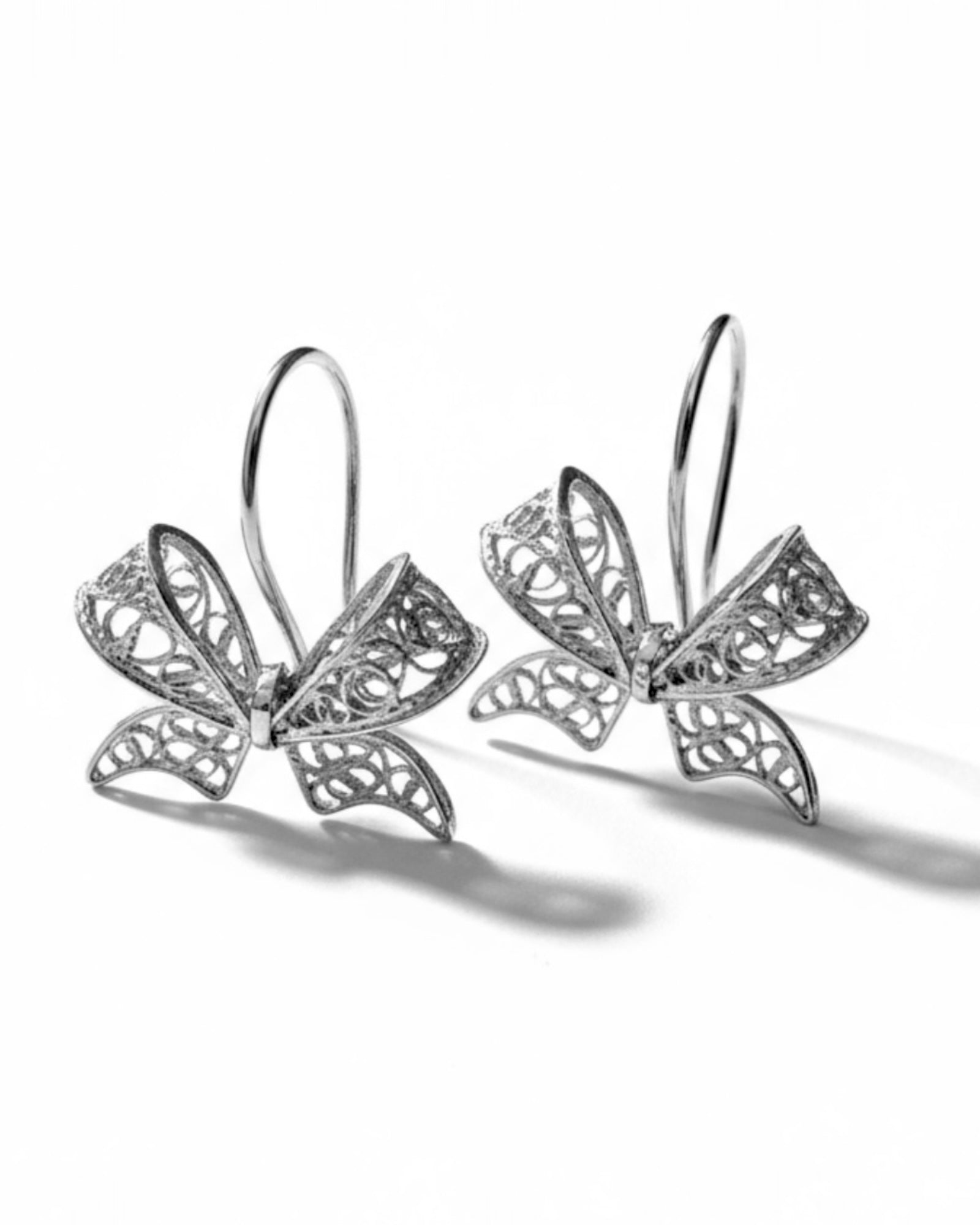 Filigree Bow Earrings