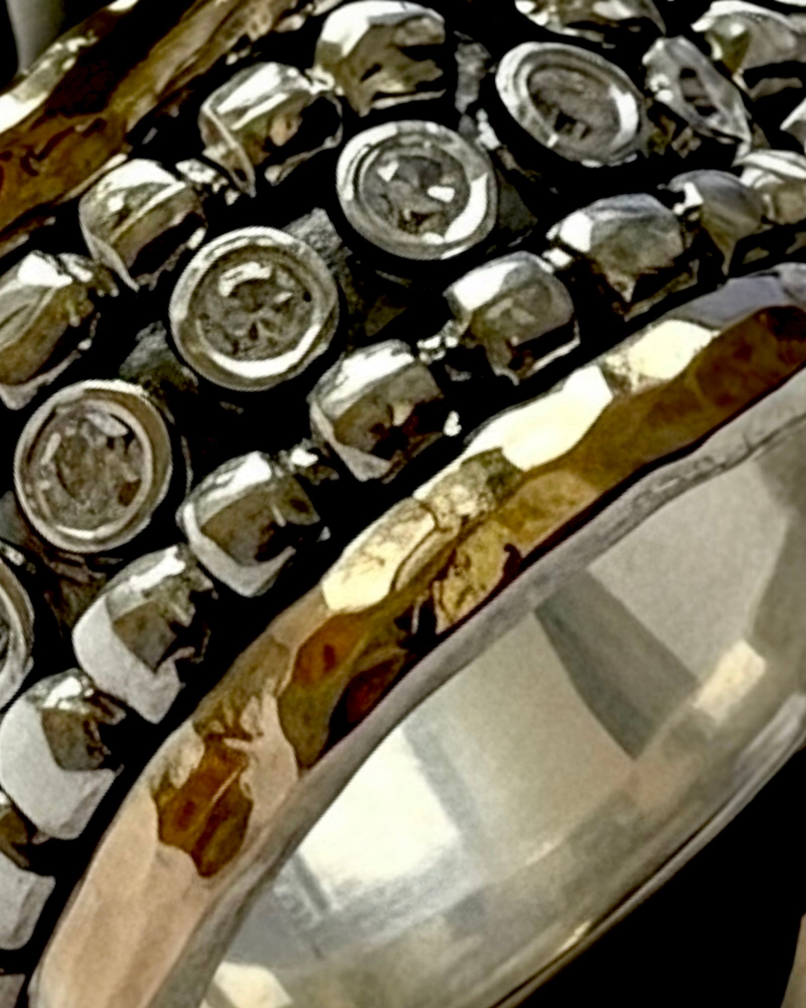 Anti-Stress Ring in Silver and Gold