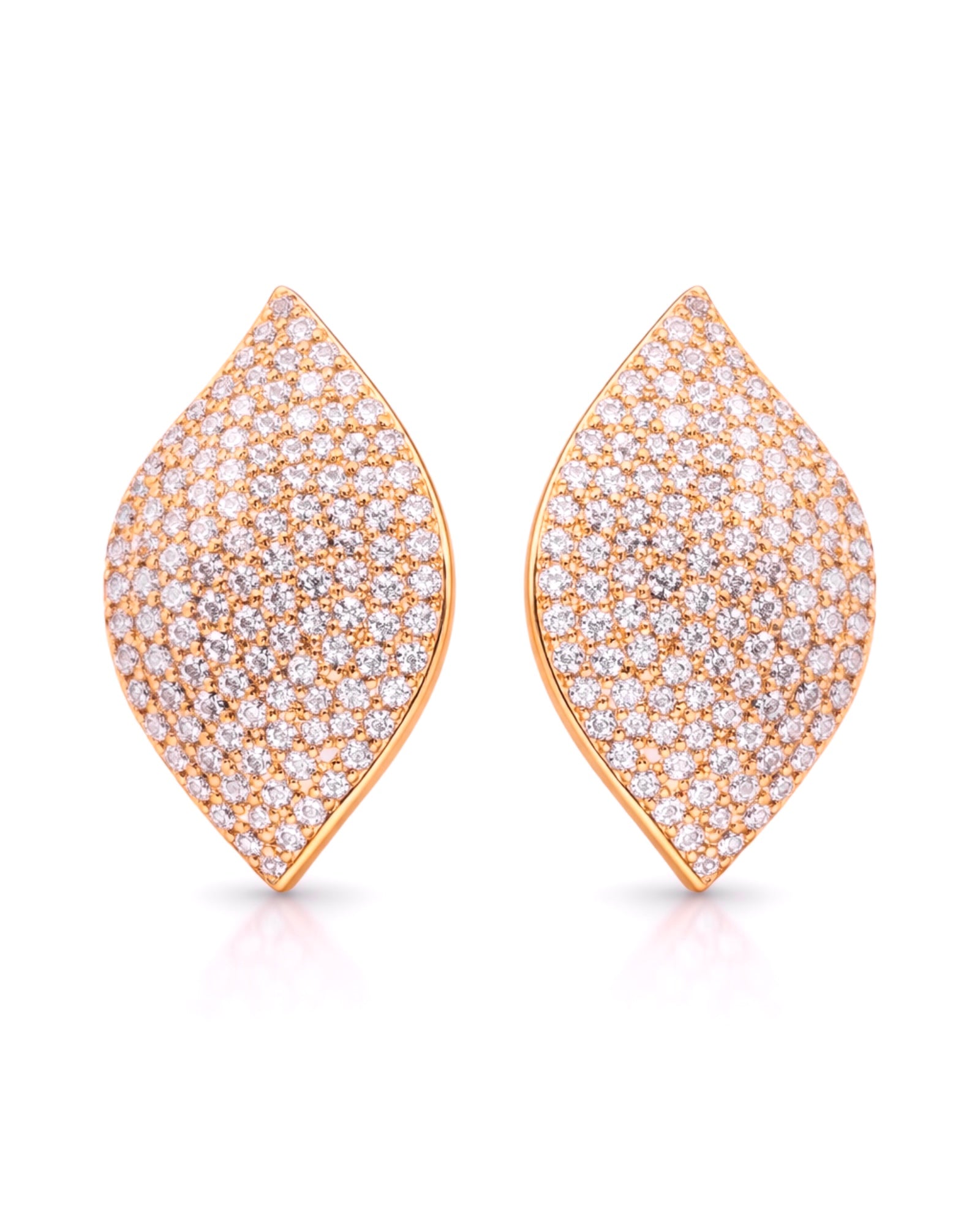 Brincos Pétala Mini em Prata Rosa