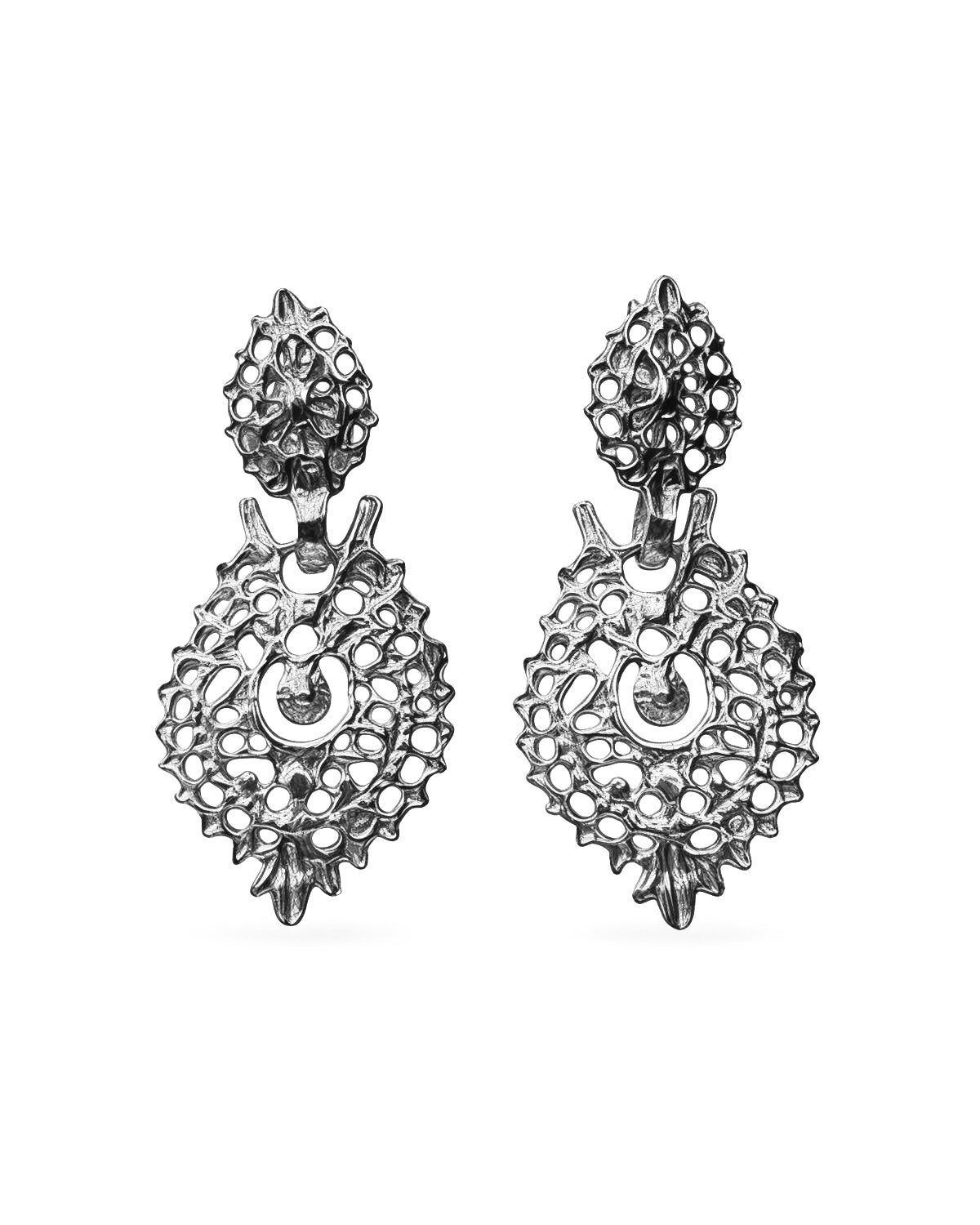 Brincos à Rainha em Prata (com espeque) Nº0