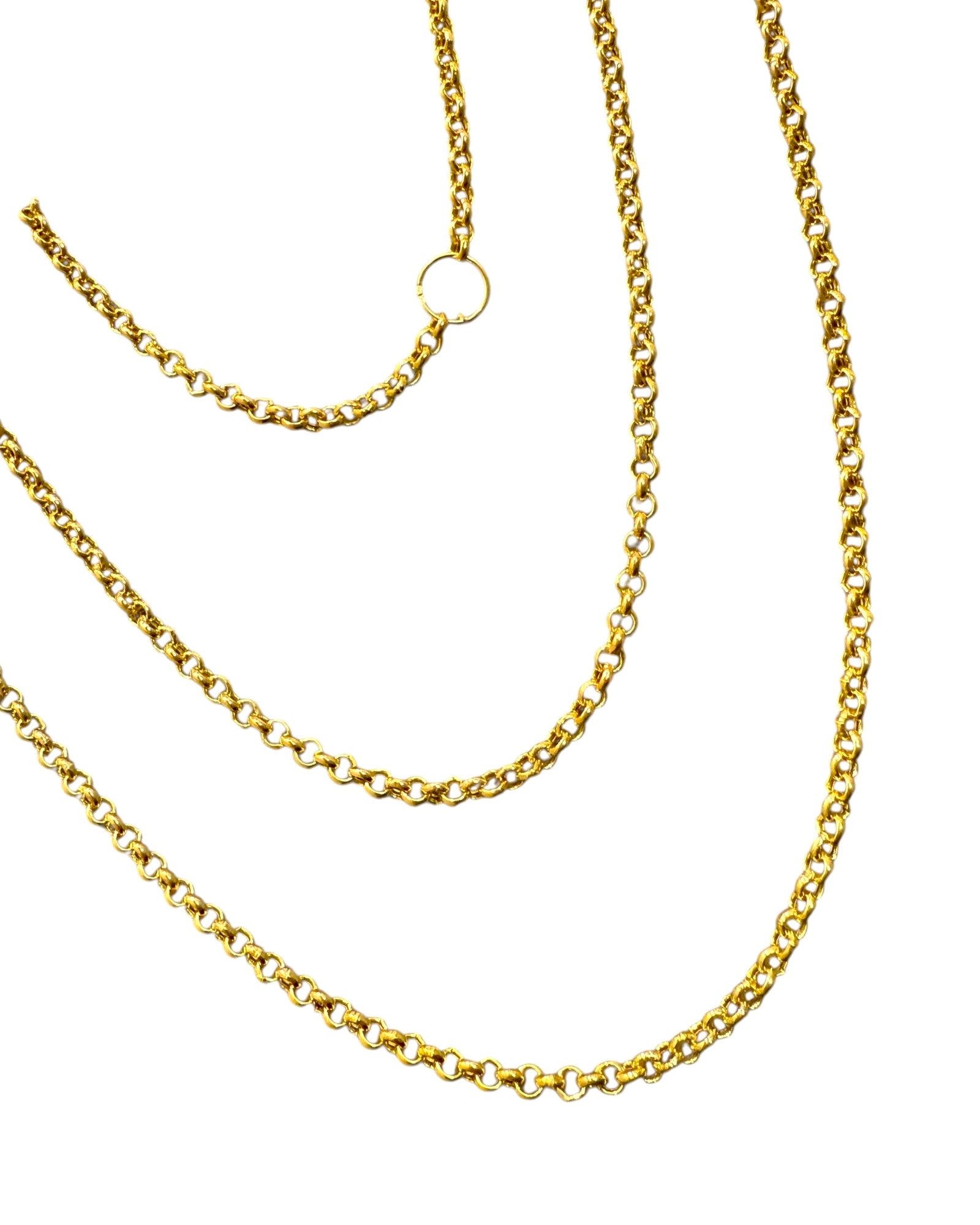 Gold Plated Silver Cord Necklace