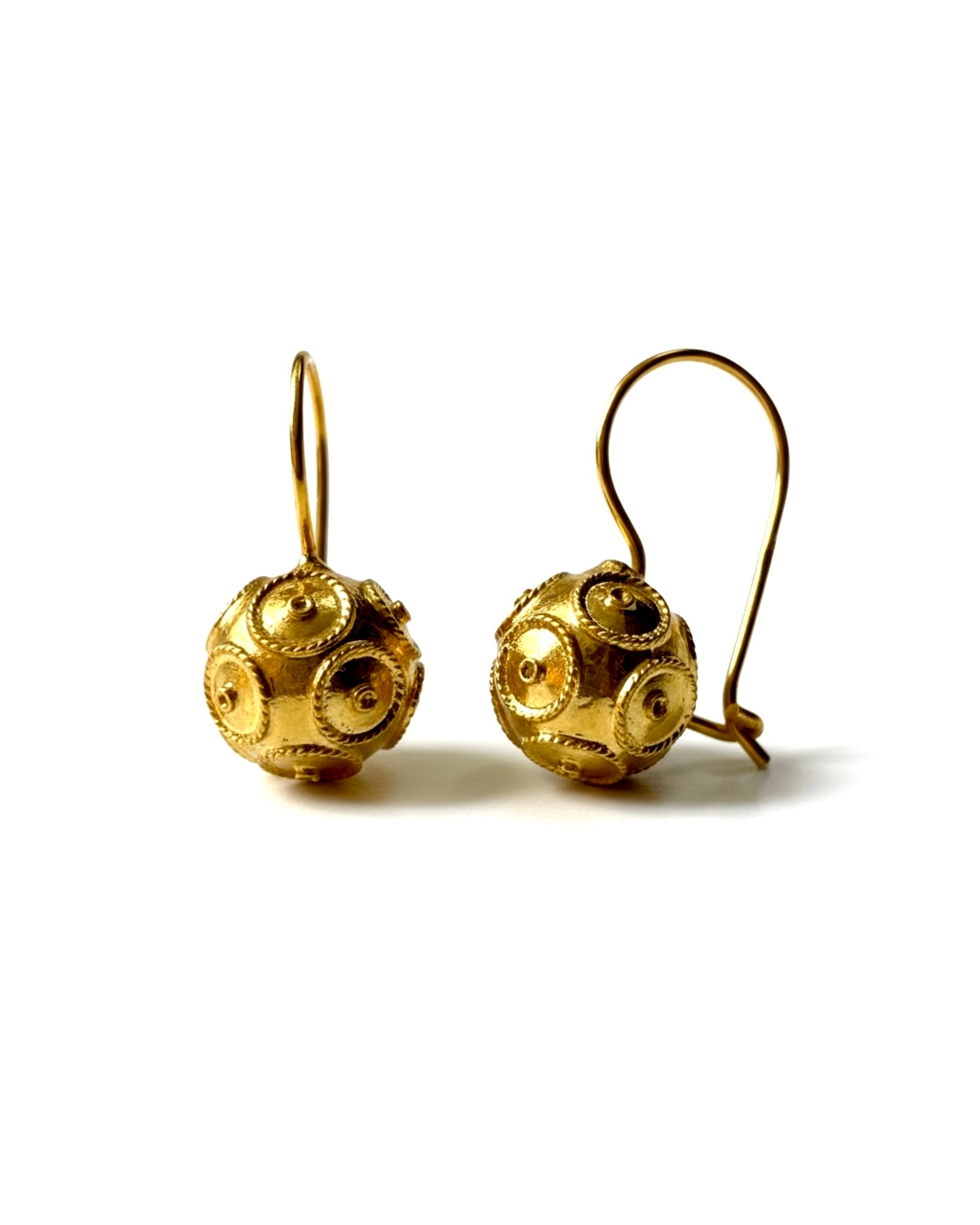 Viana Heart Earrings in Silver