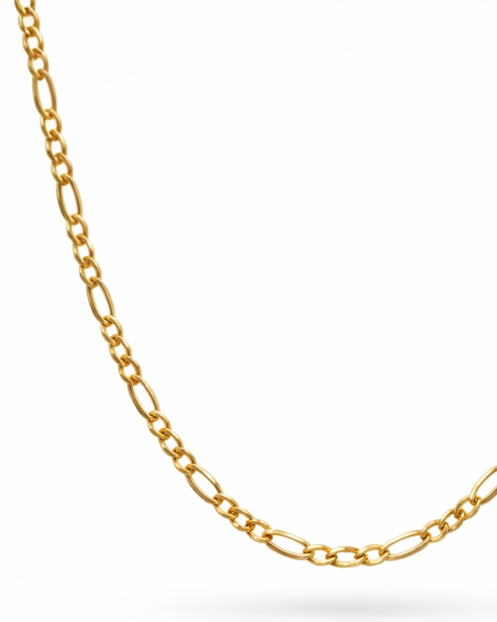 Twisted Mesh Necklace in Gold