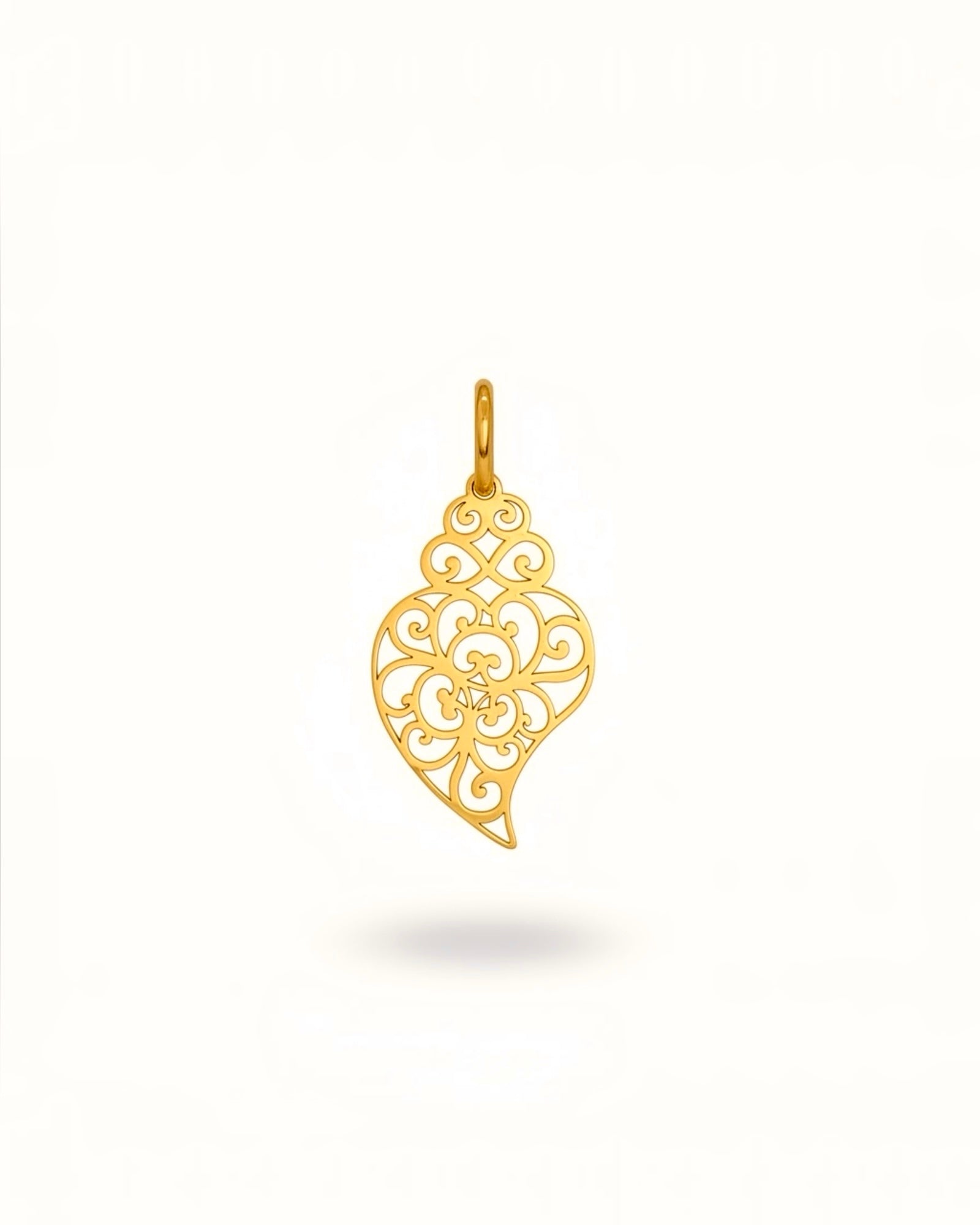 Medalha Coração de Viana em Ouro 19KL - 2.5cm