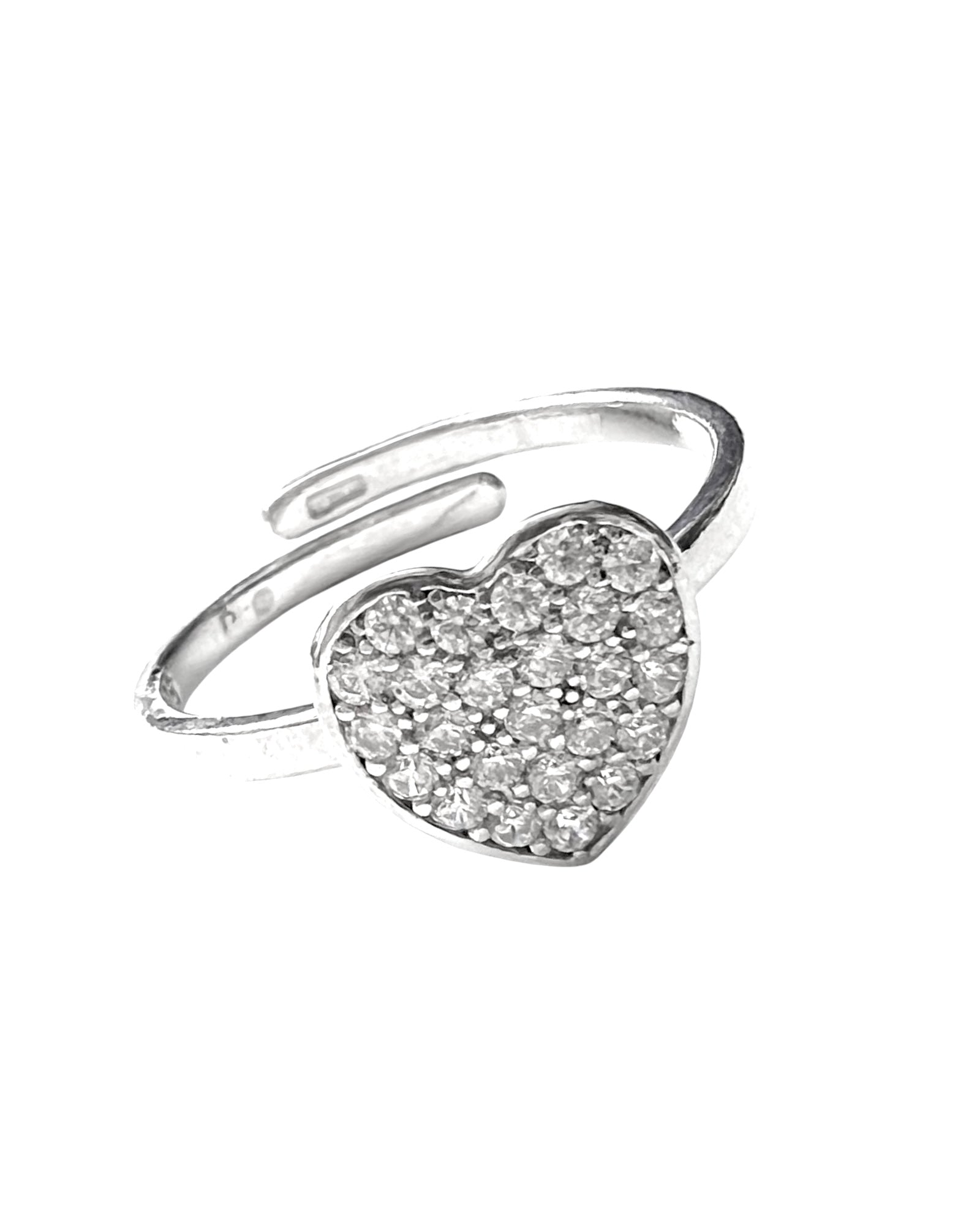 Silver Heart Ring