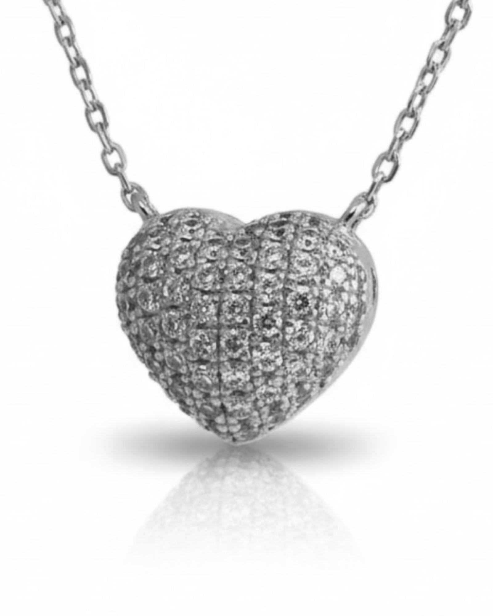 Colar Coração em Prata