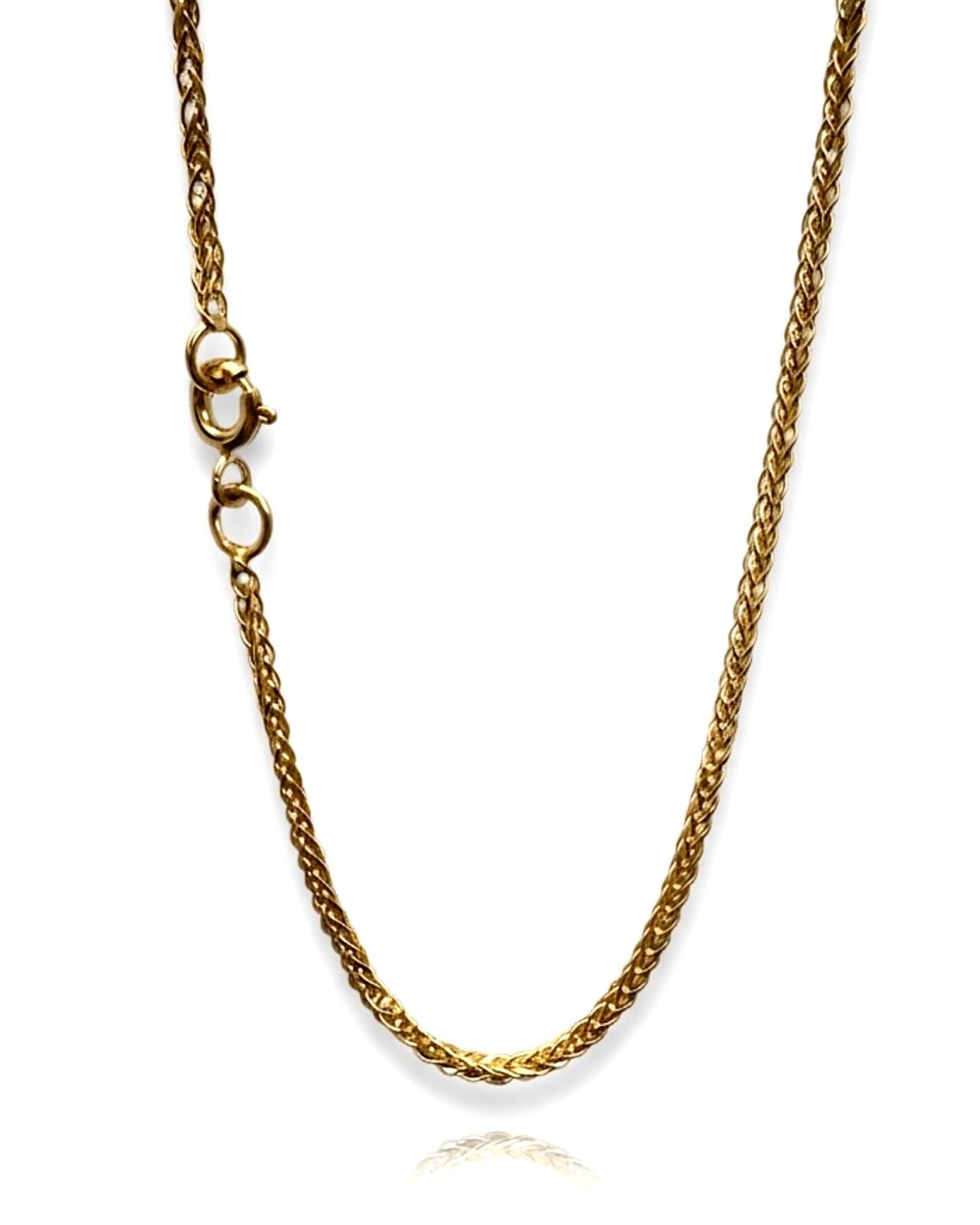 Colar Malha Corda em Ouro