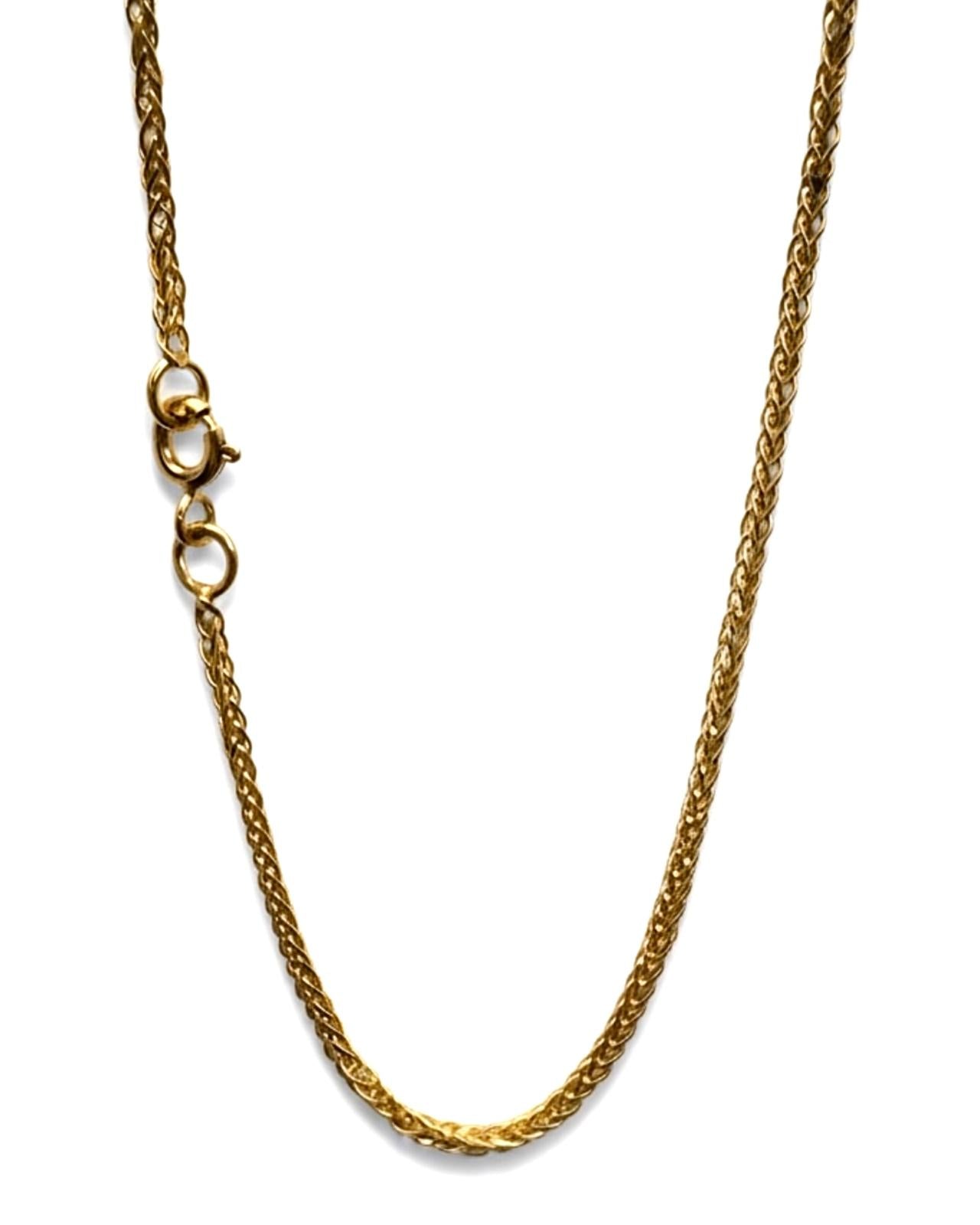 Colar Malha Corda em Ouro