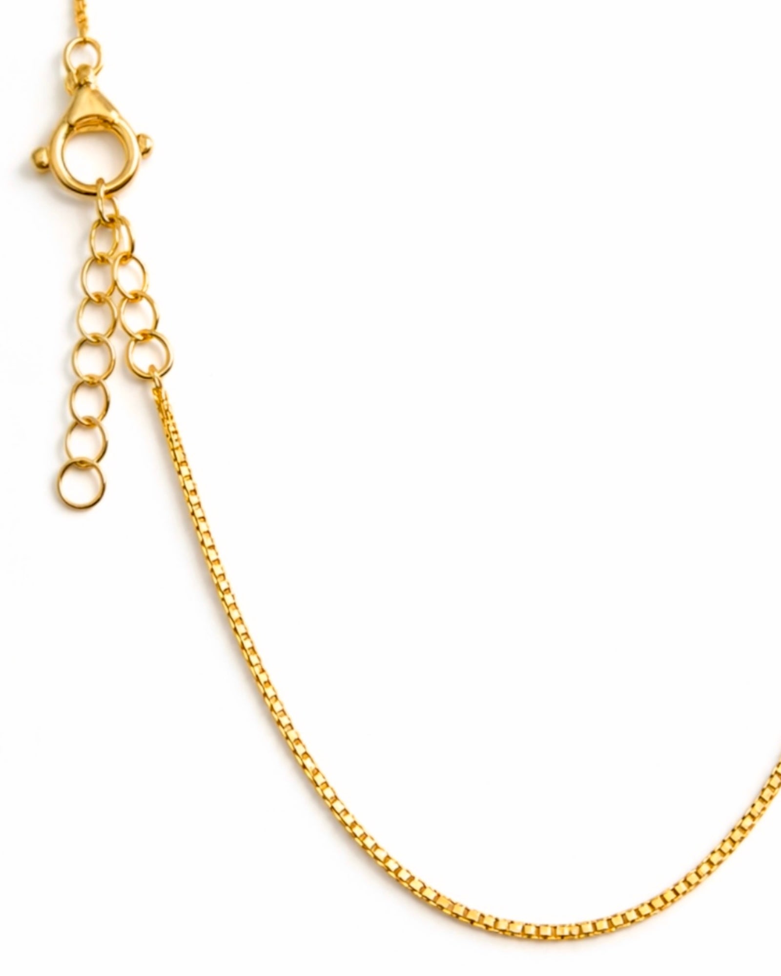 Colar Simples em Prata Dourada - 60cm