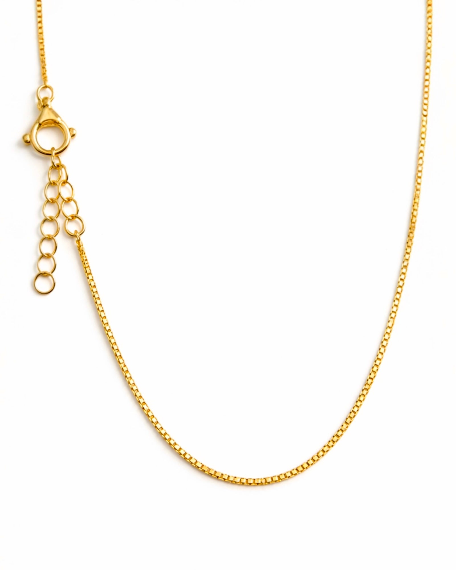 Colar Simples em Prata Dourada - 60cm