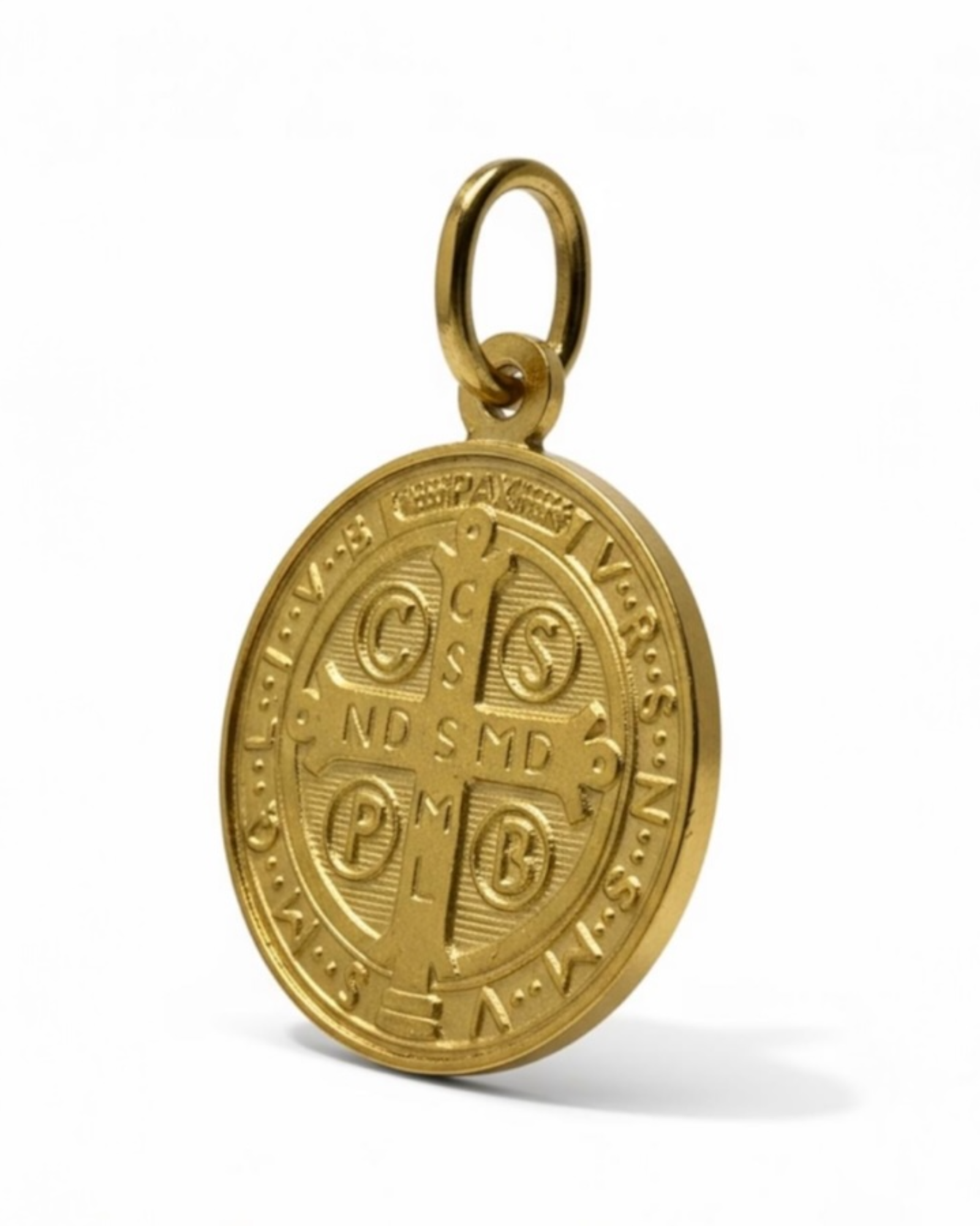 Saint Benedict Medal in Gilded Silver