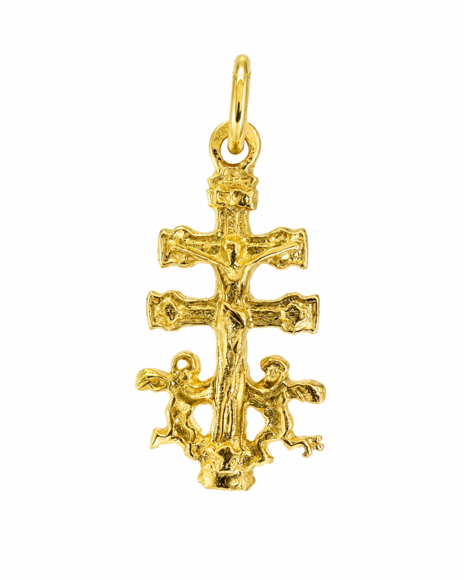 Medalha Cruz de Caravacas em Prata Dourada
