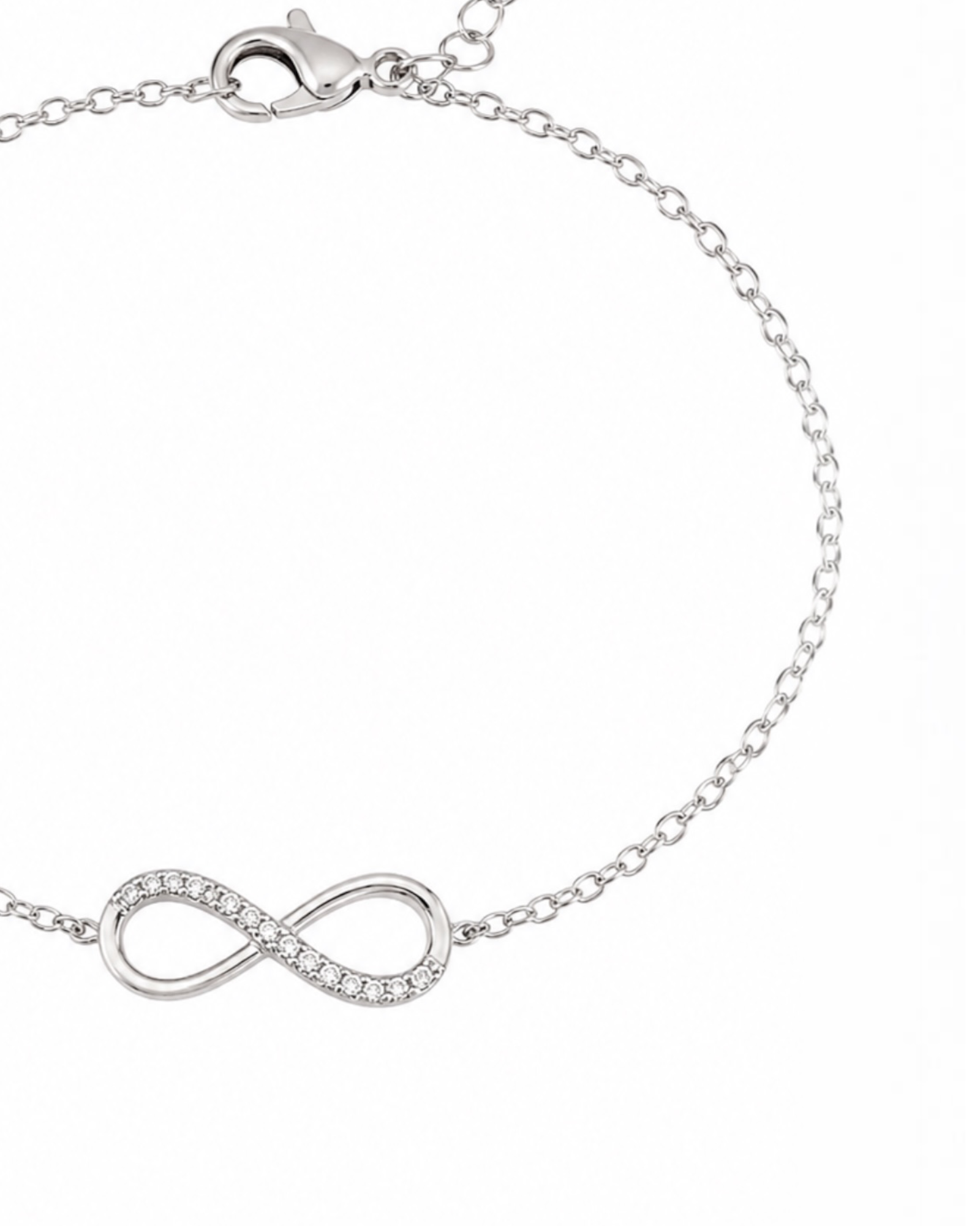 Pulseira Infinito em Prata