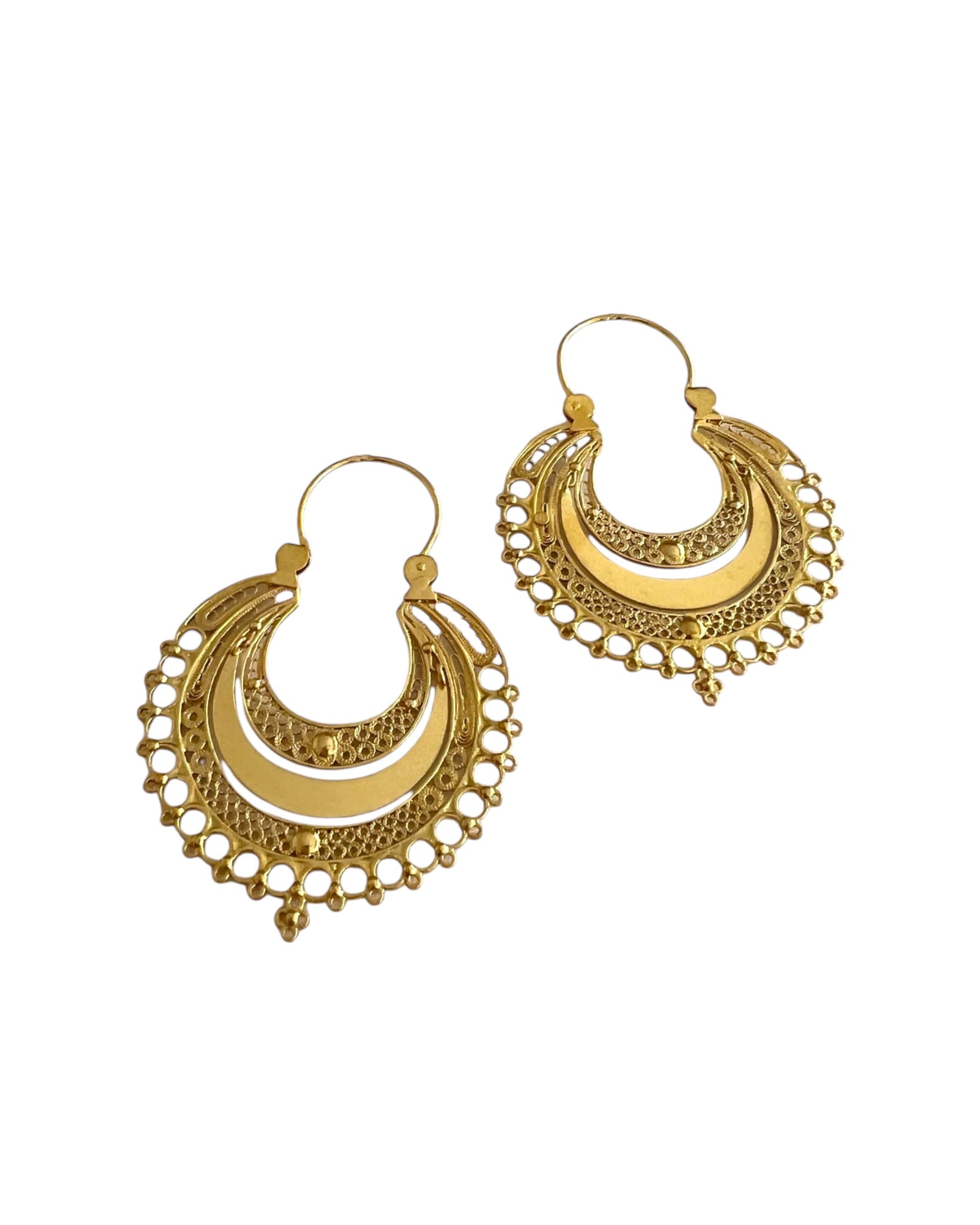 Gold Plated Silver Earrings