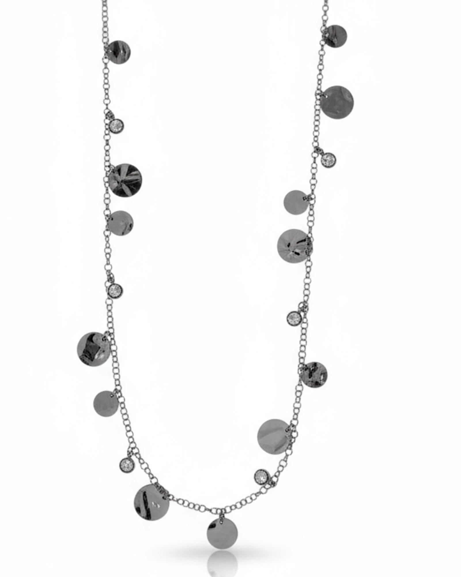 Silver Circles Necklace