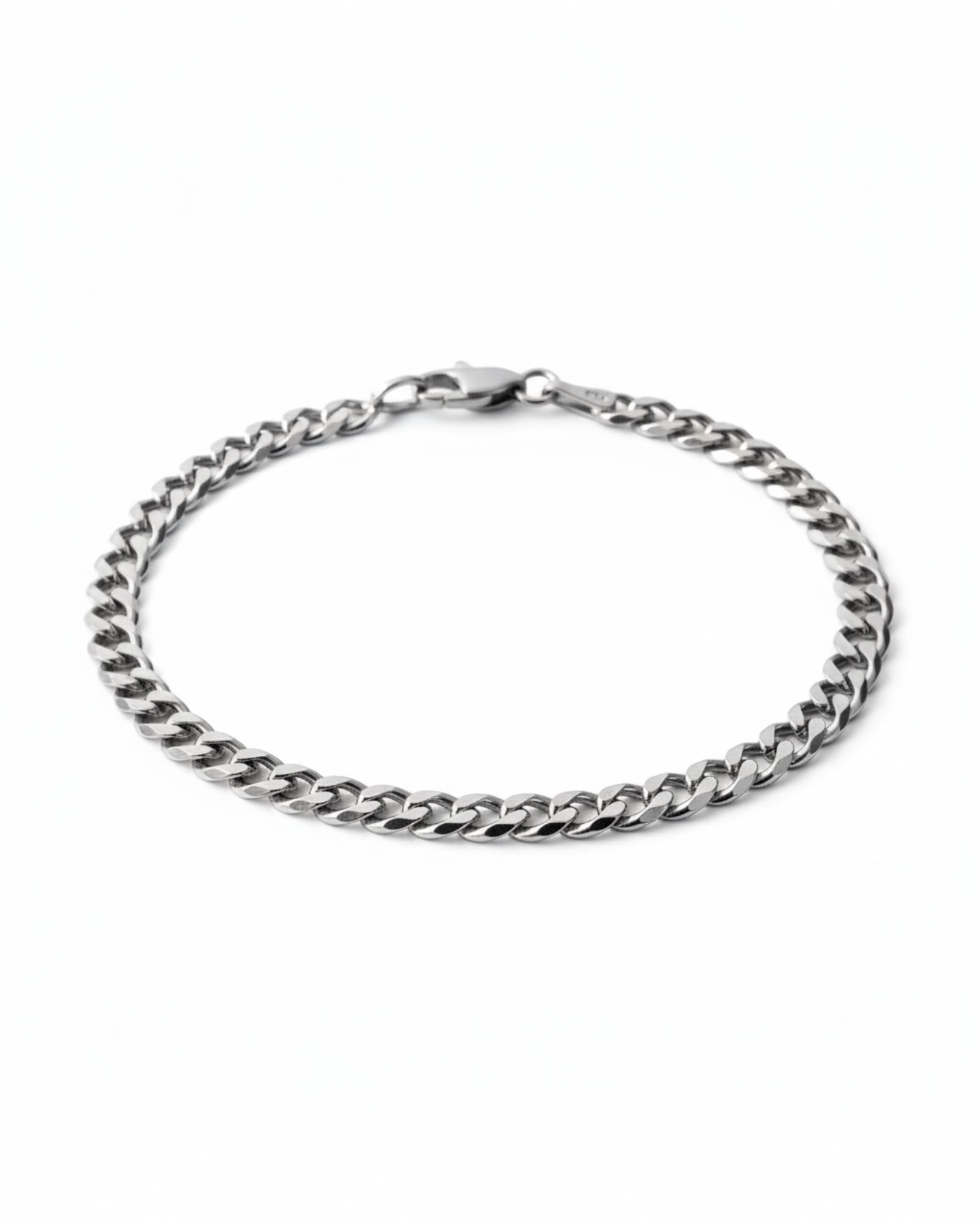Men's Silver Chain Bracelet