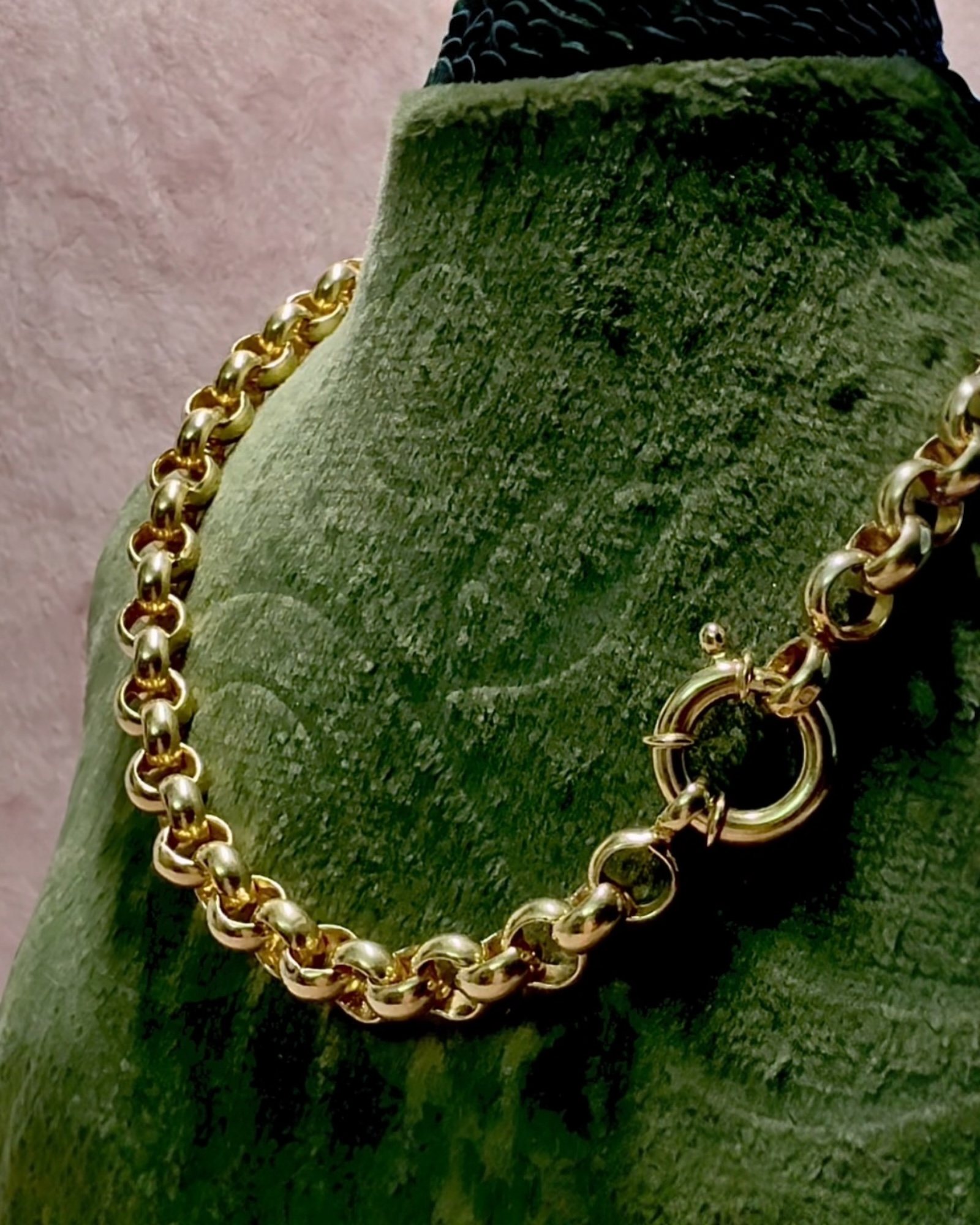 Gold Plated Silver Chain Necklace