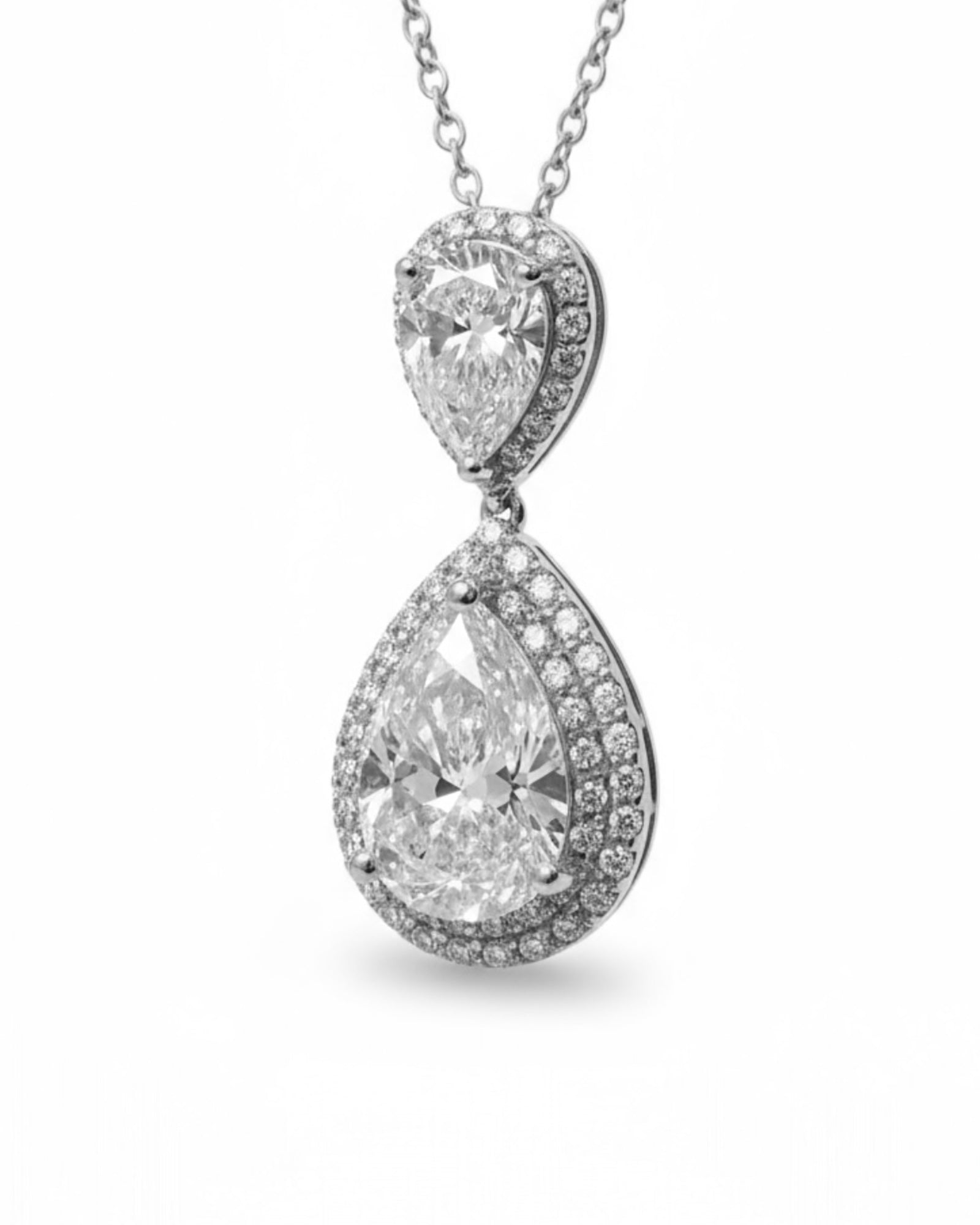 Drop Necklace in Silver