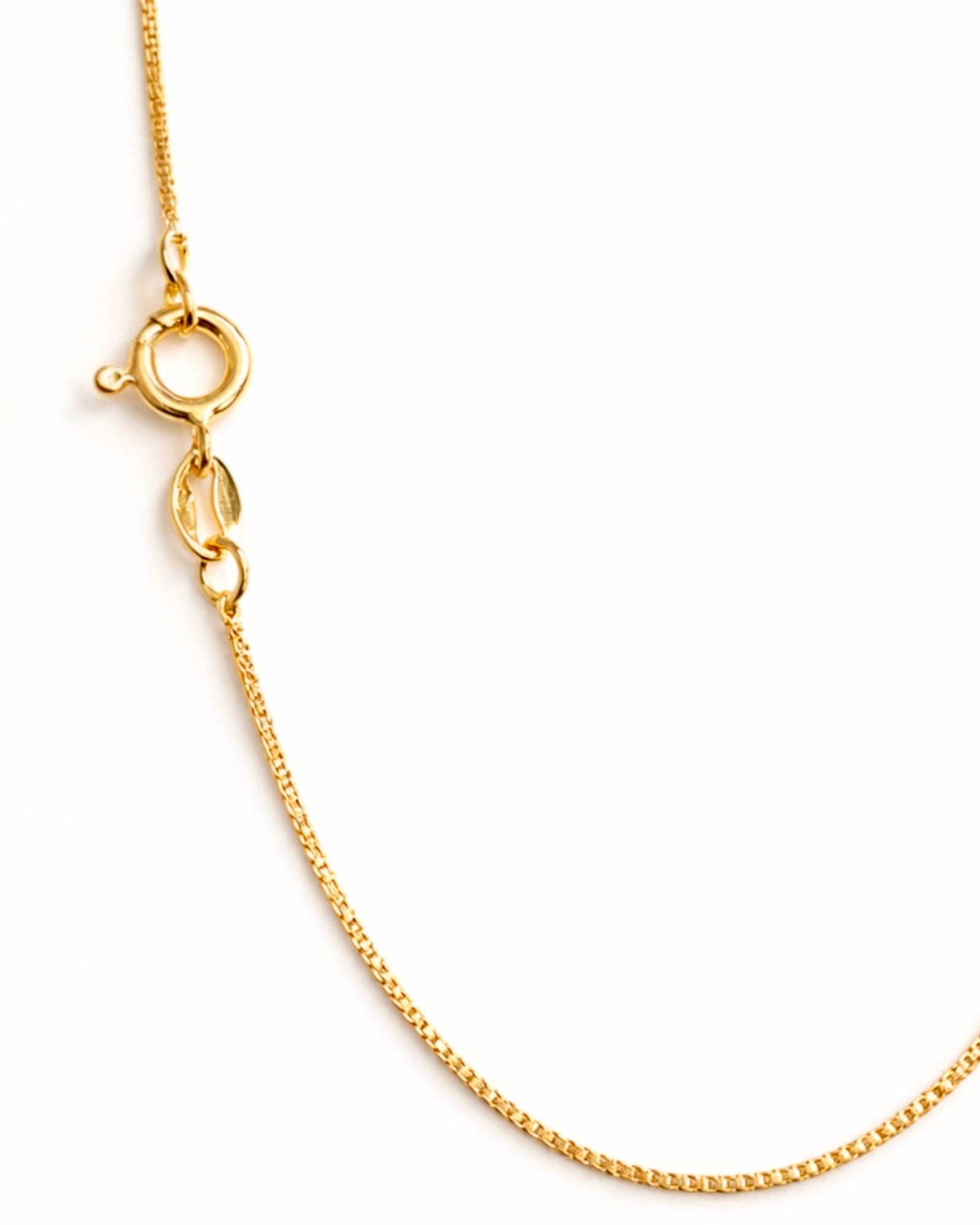 Colar Simples em Prata Dourada - 45cm