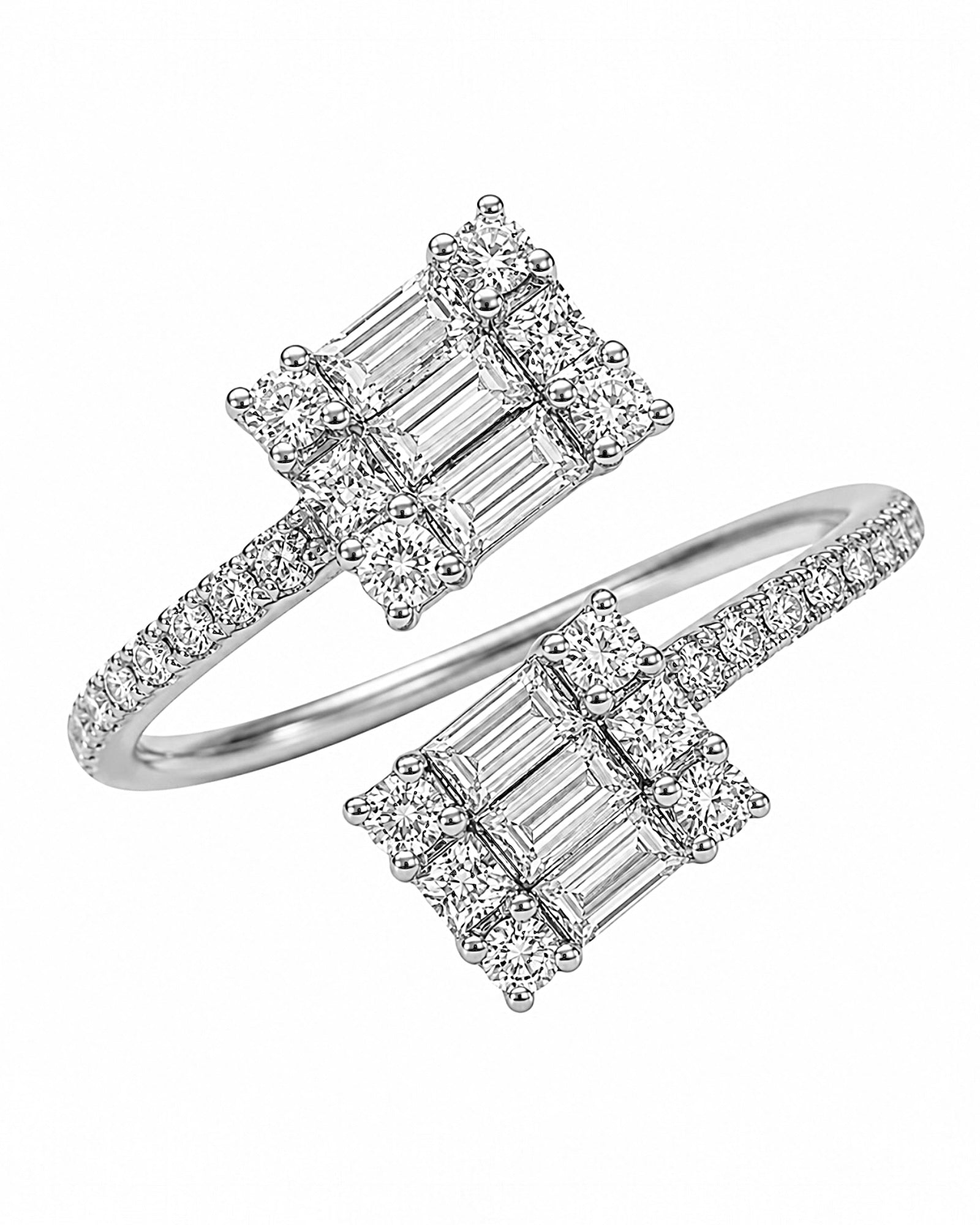 Baguette Ring in Silver