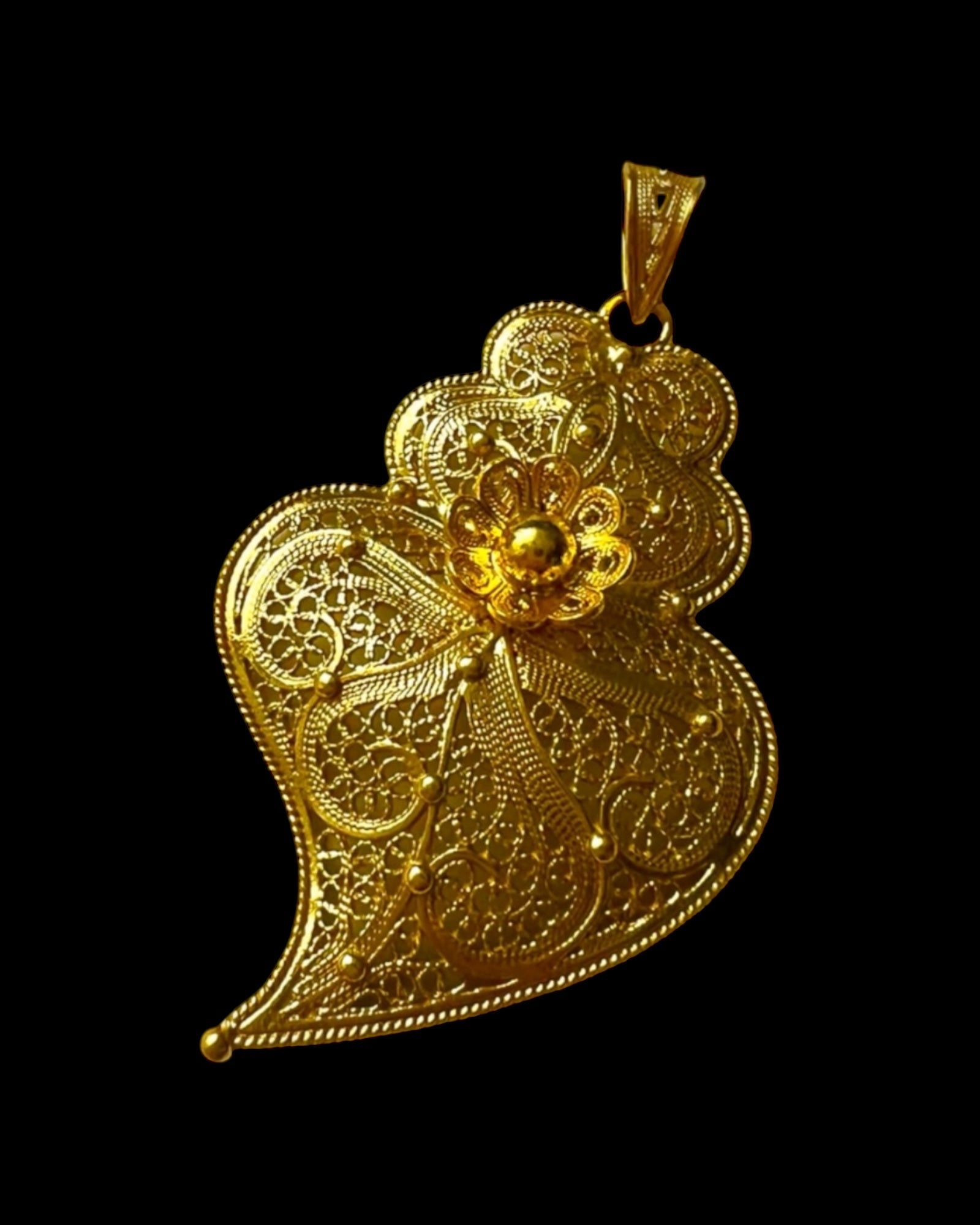 Heart of Viana Medal in Gold Plated Silver