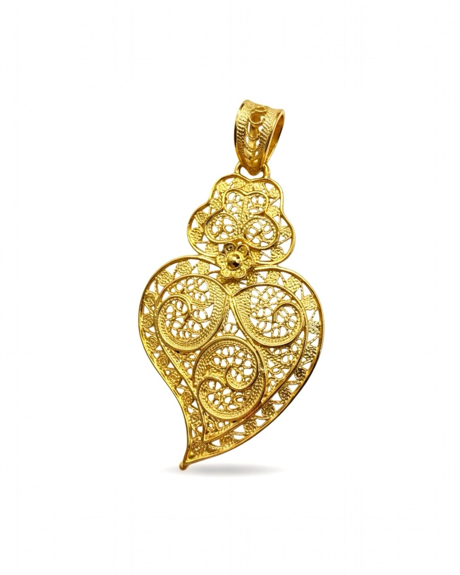 Viana Heart Medal in Gilded Silver