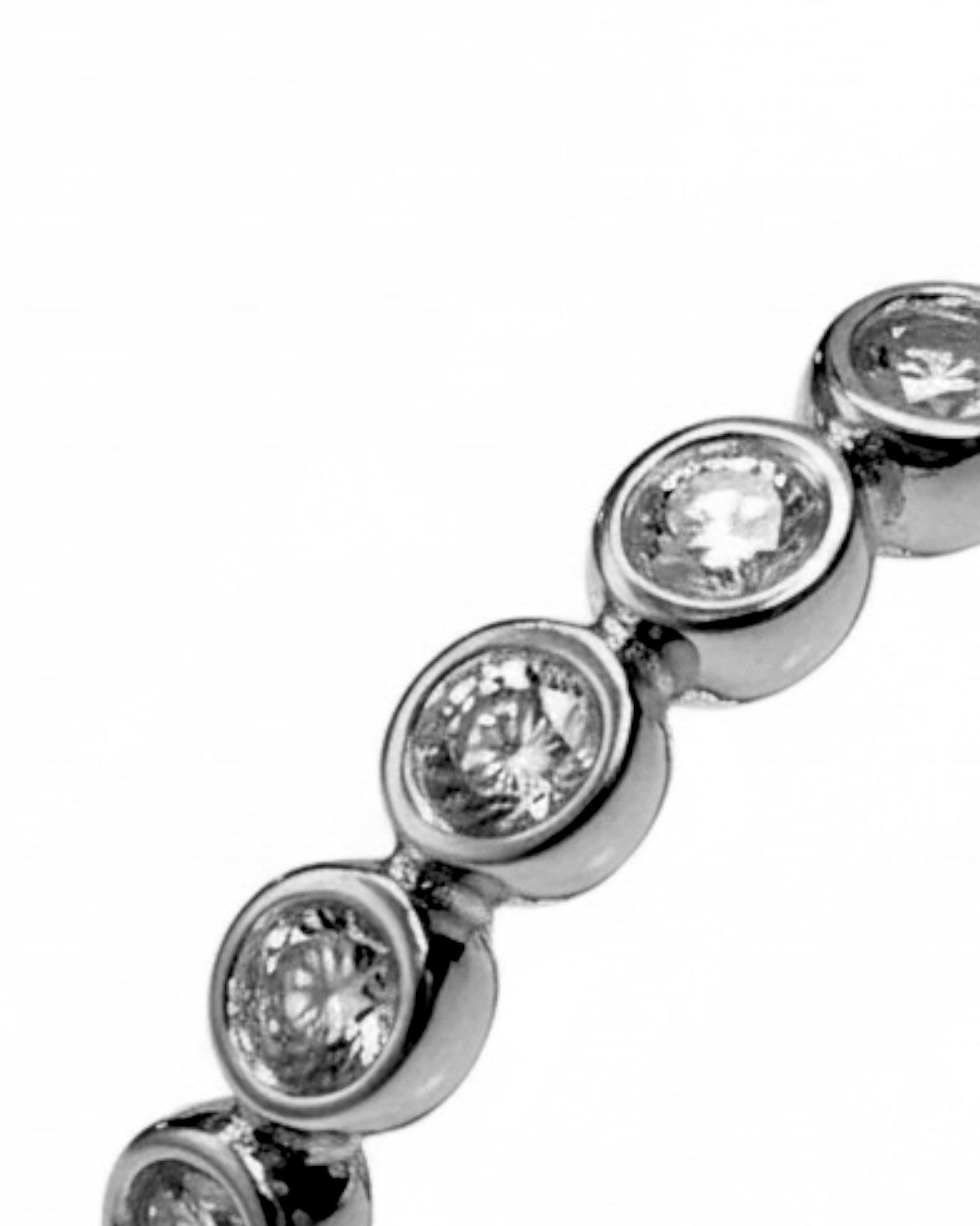 Silver Beaded Ring with Sparkle