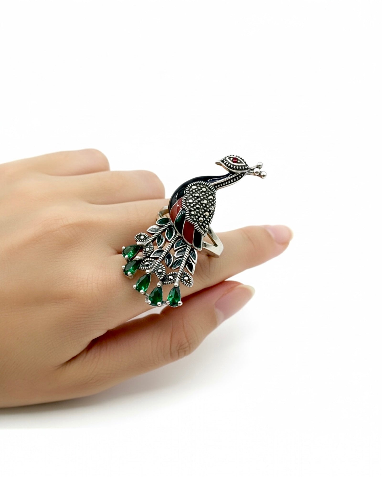 Cobra Ring in Gold-Plated Silver