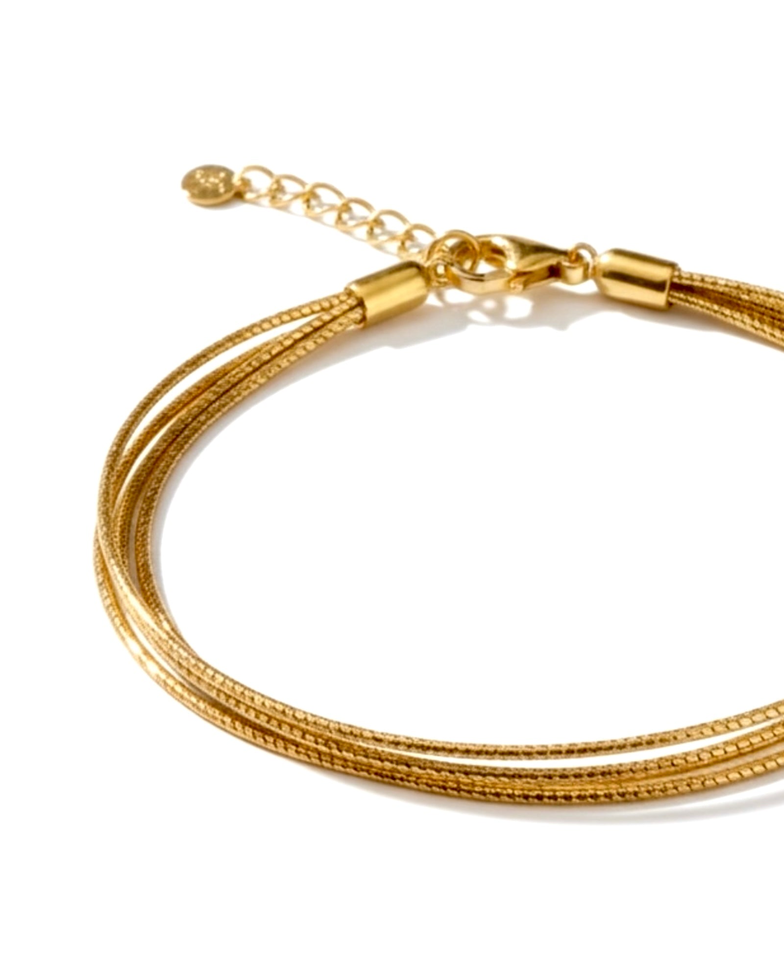 Shiny Gold-Plated Silver Bracelet