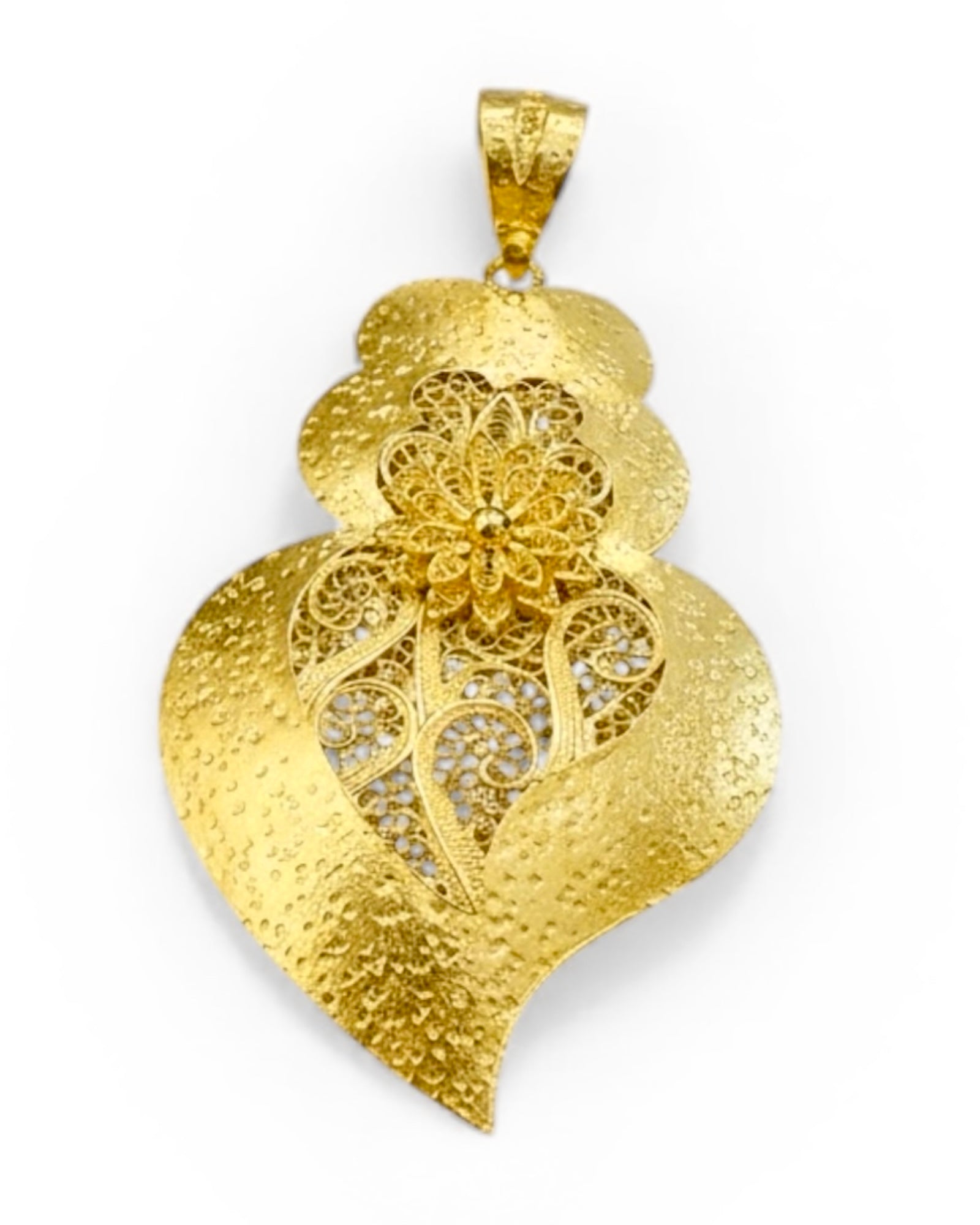 Viana Heart Medal in Gilded Silver