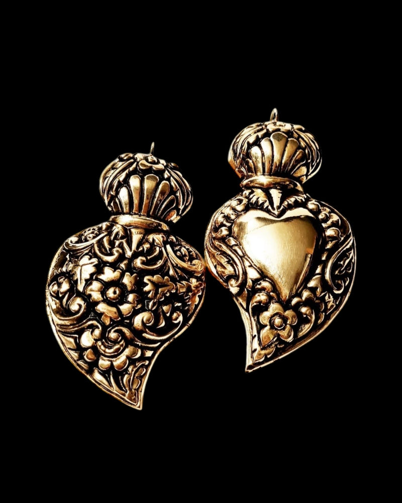 Baroque Heart of Viana Earrings