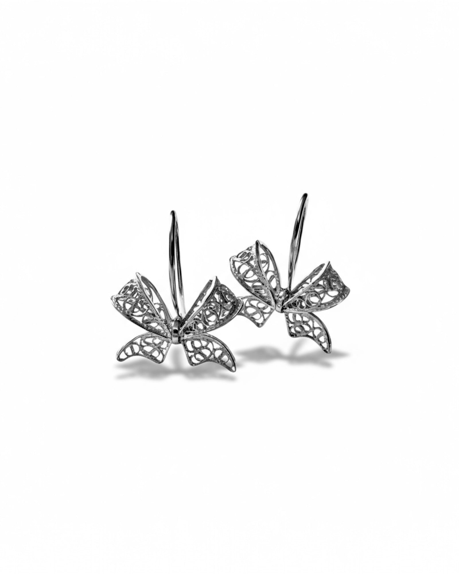 Filigree Bow Earrings