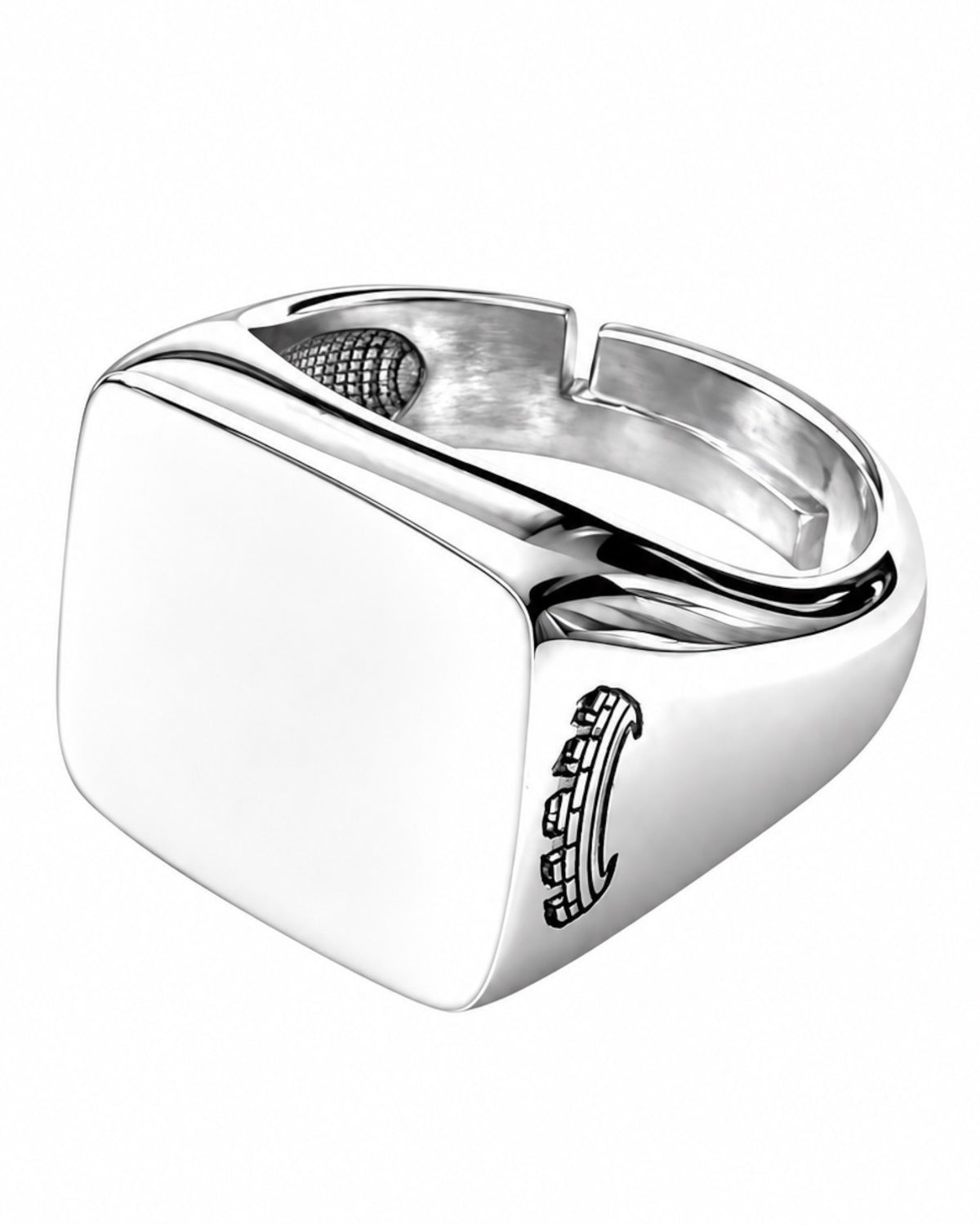 Men's ring in silver