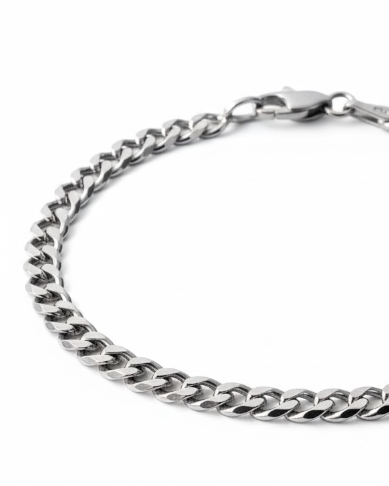 Men's Silver Chain Bracelet