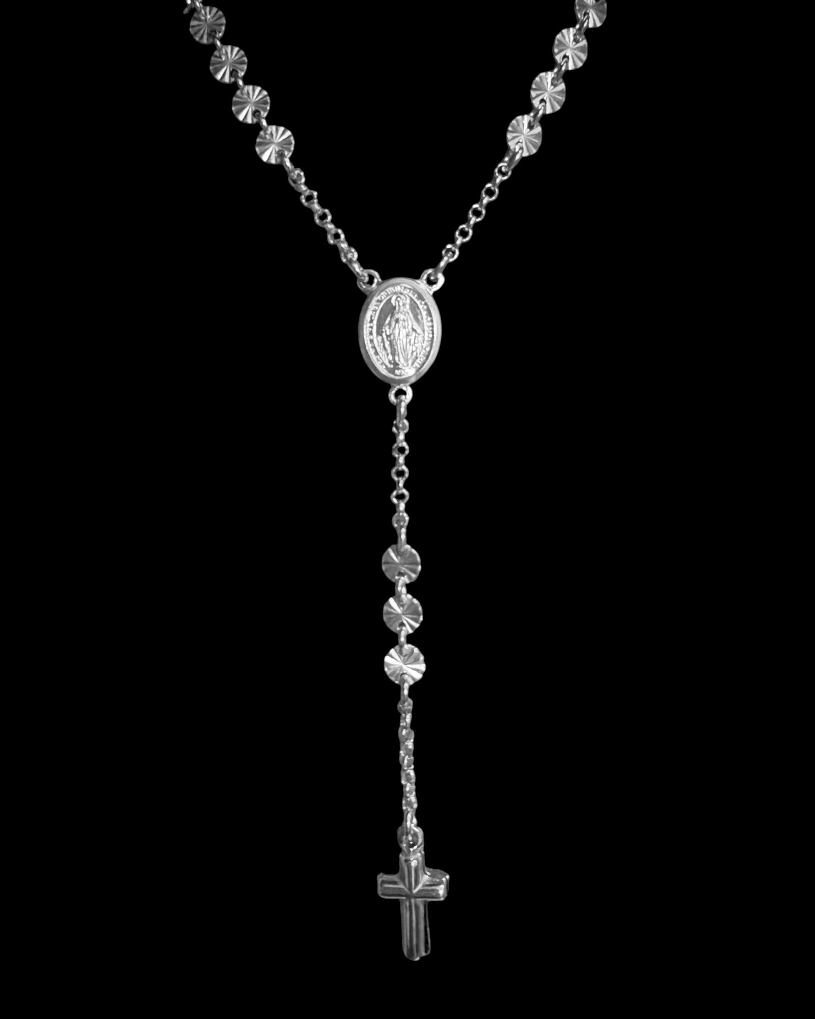 Silver Rosary