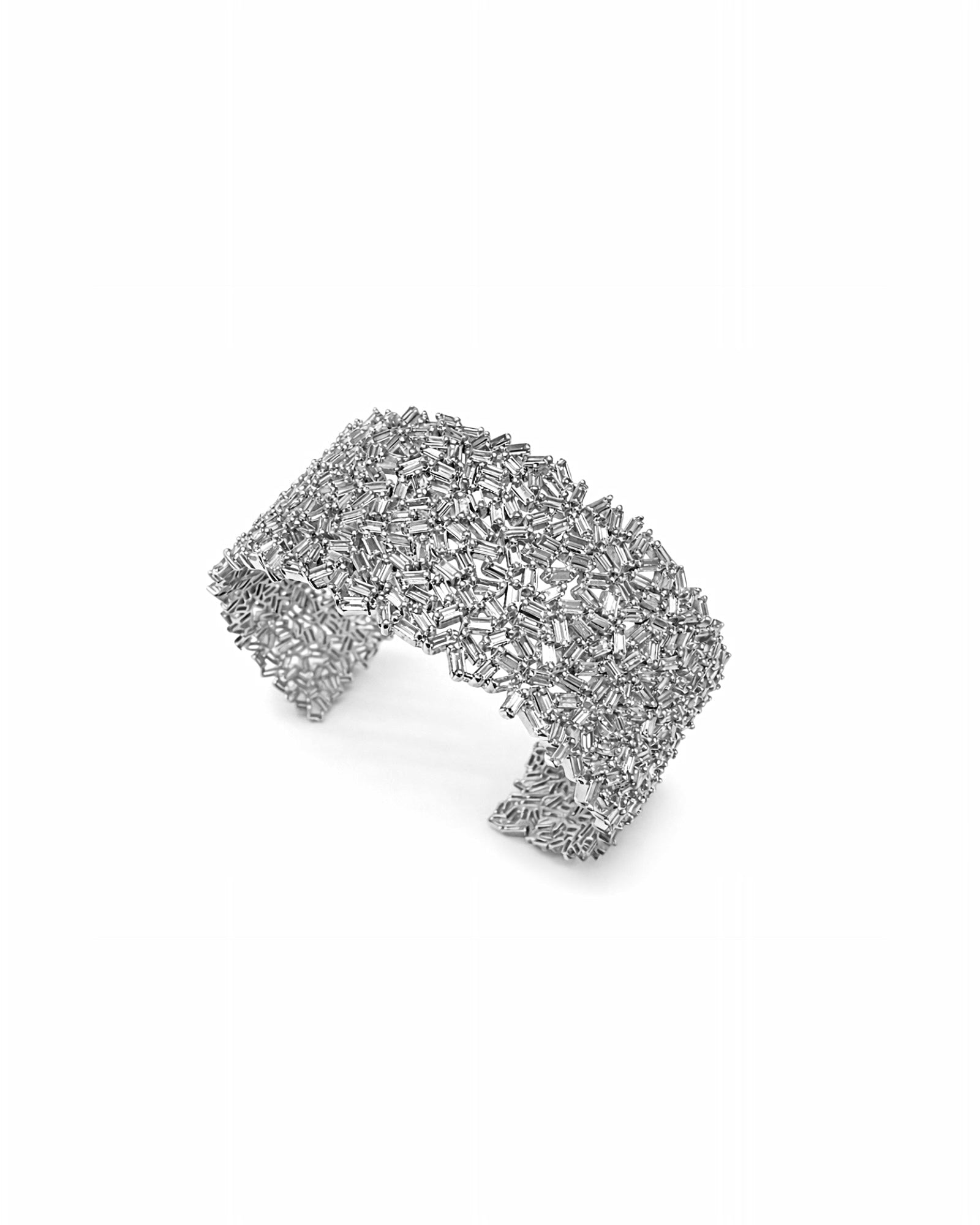 Pulseira / Escrava Baguetes em Prata