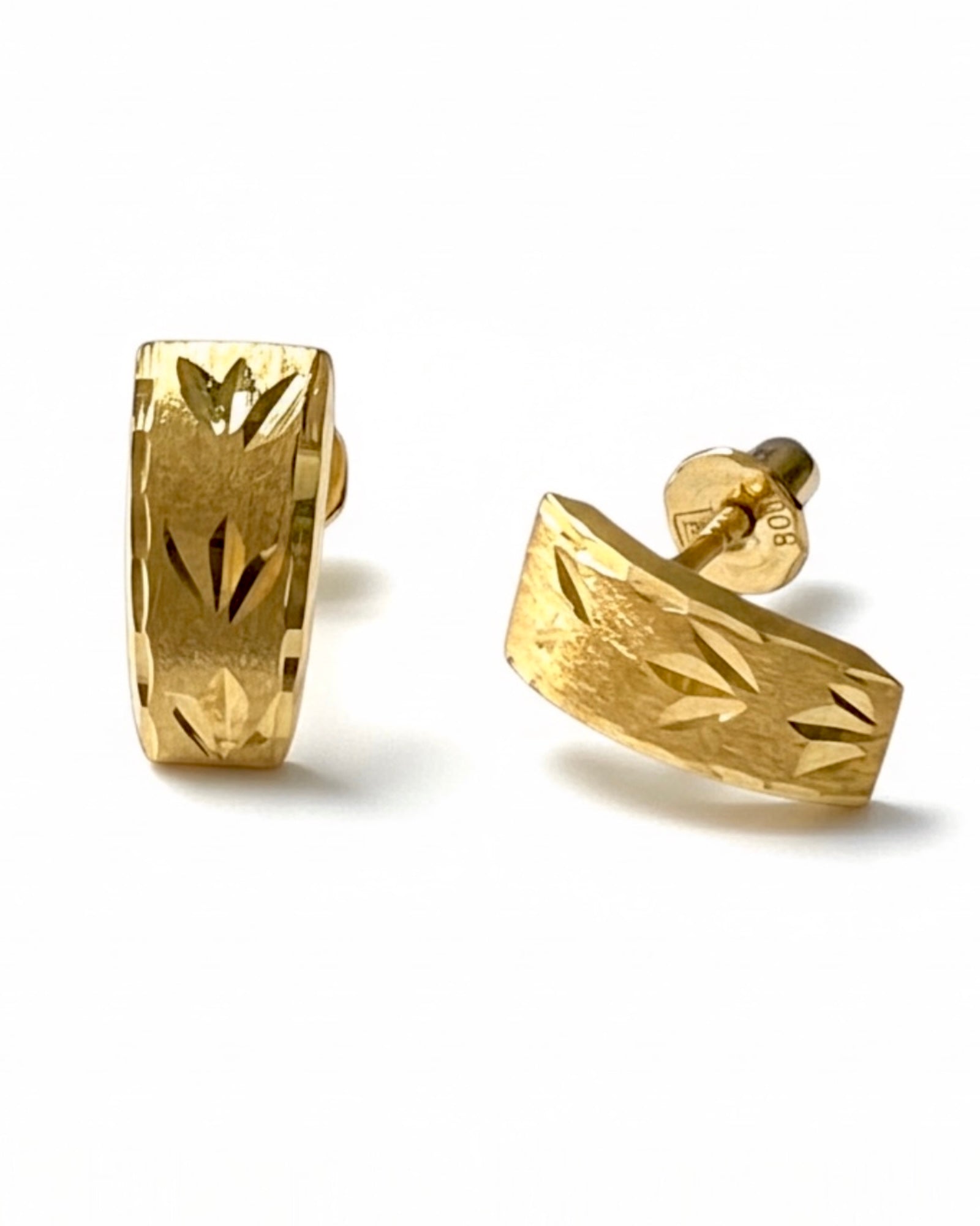 Simple Gold Earrings