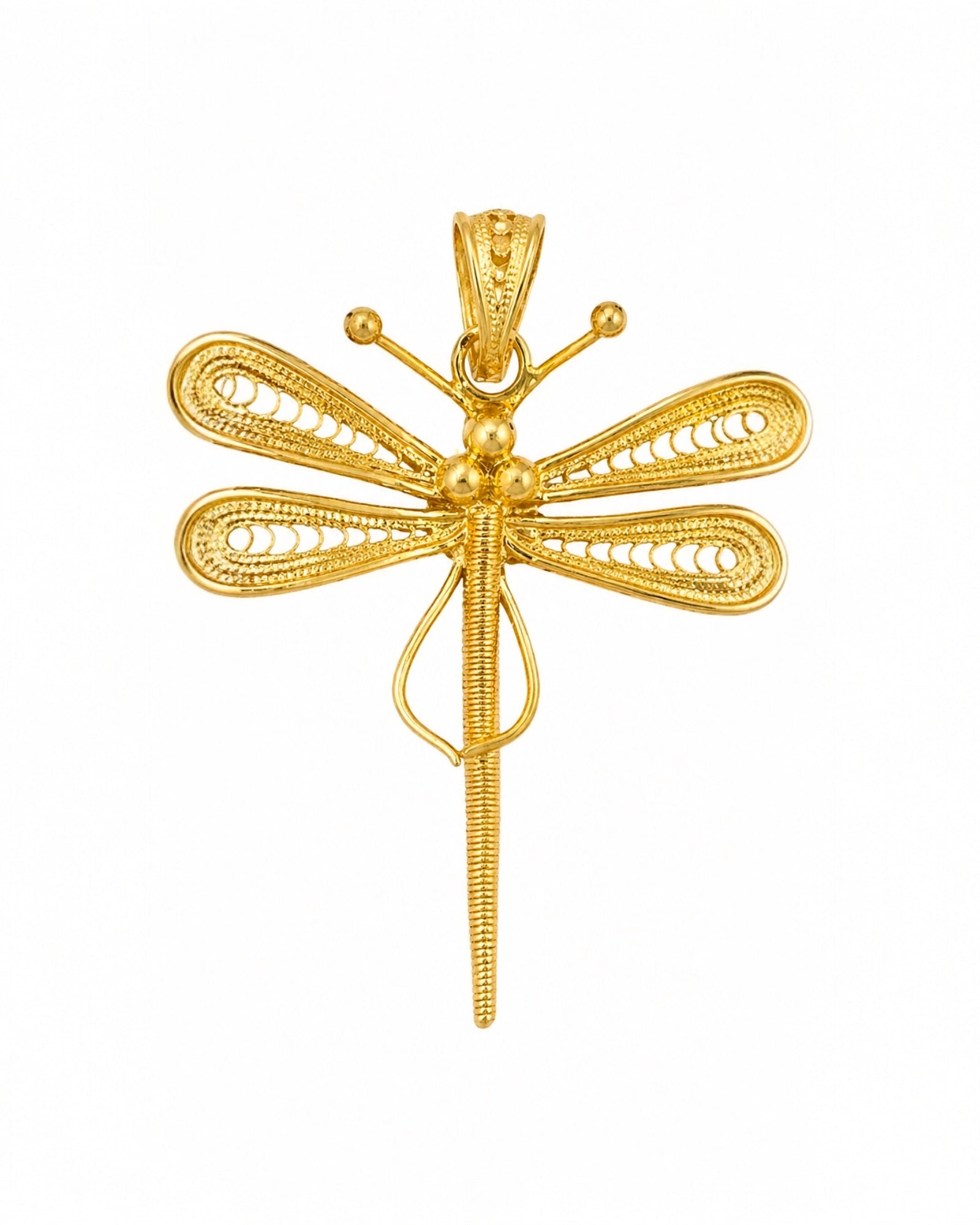 Medalha Libélula Filigrana