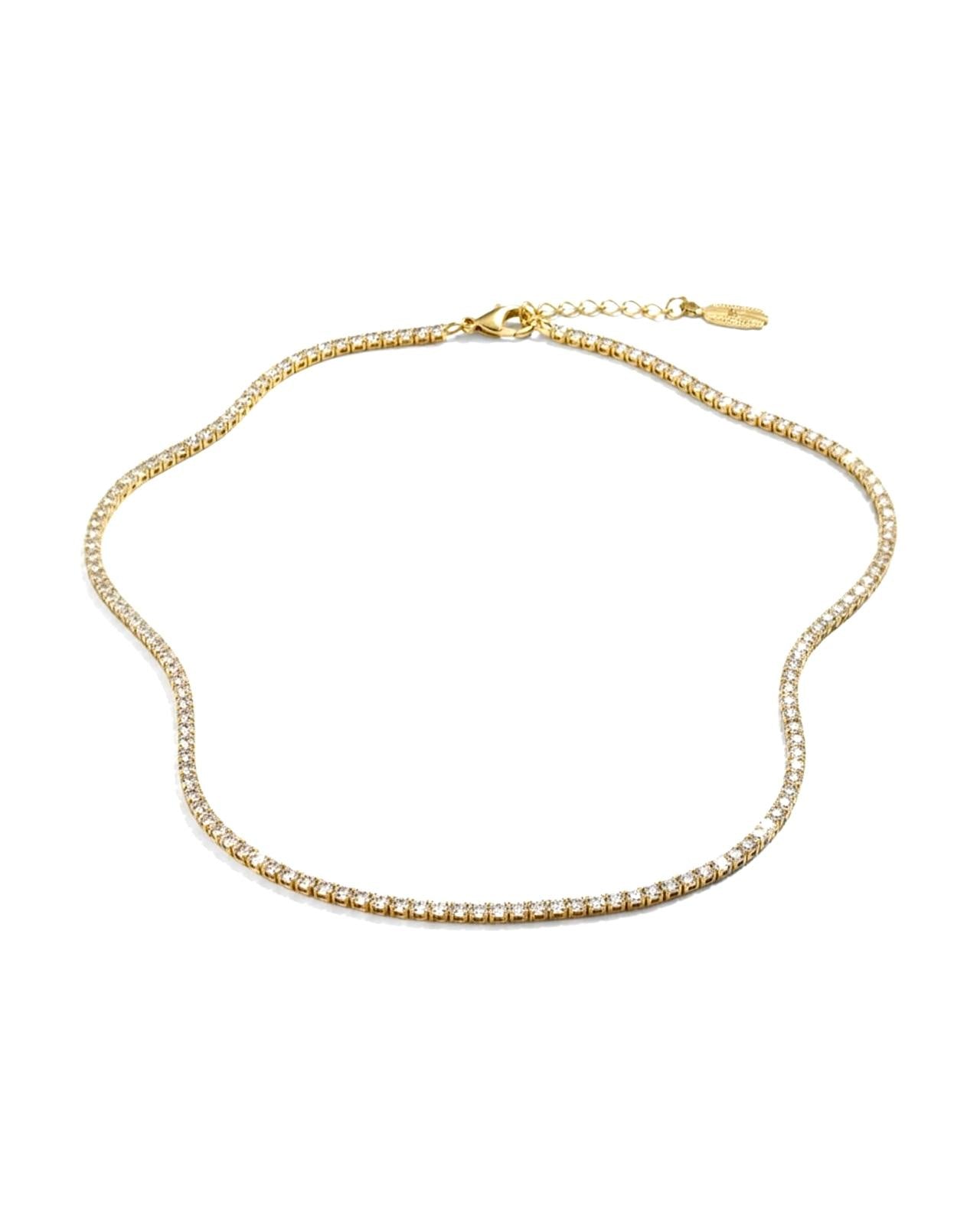 Gold-plated silver sparkly bracelet