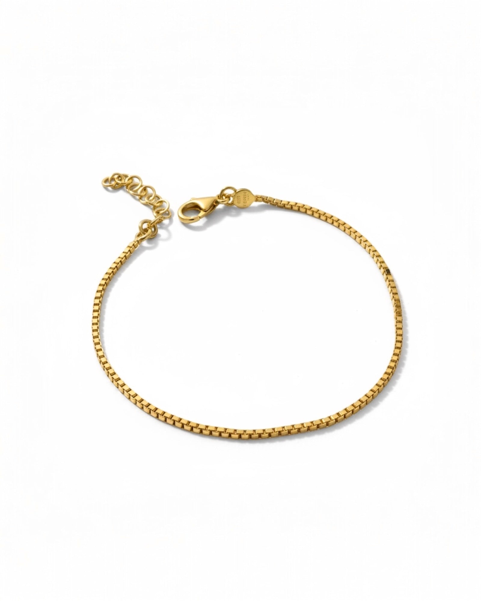 Simple Gold-Plated Silver Bracelet