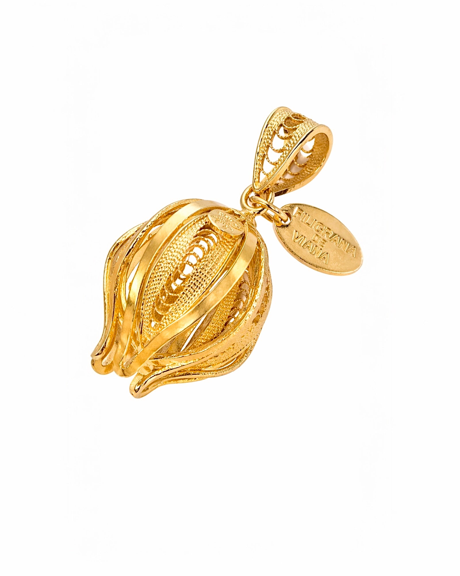 Gold Plated Silver Ribbon Medal
