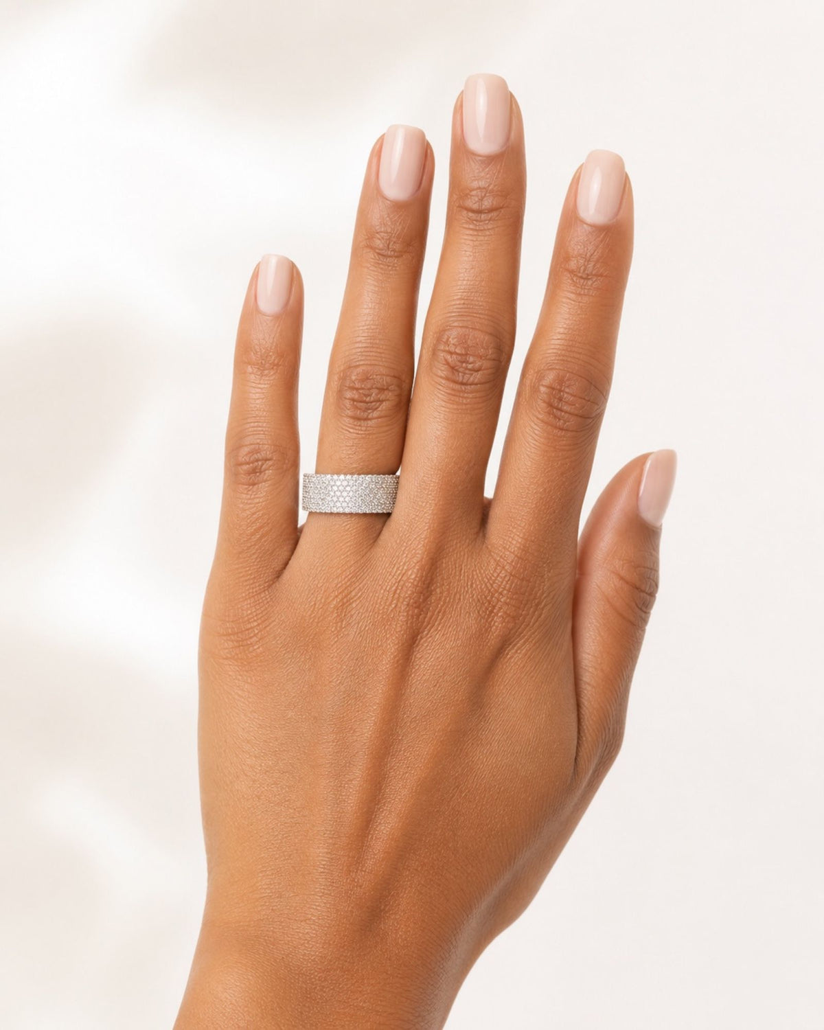 Silver Ring with Sparkle