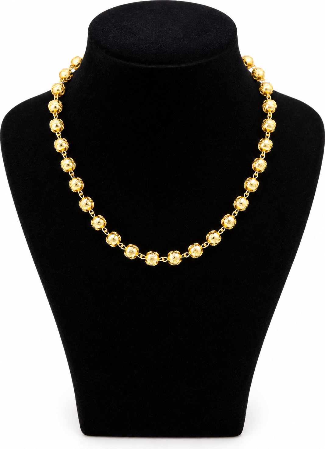 Encomenda 50% do Valor | Colar Contas de Viana | Ouro Amarelo
