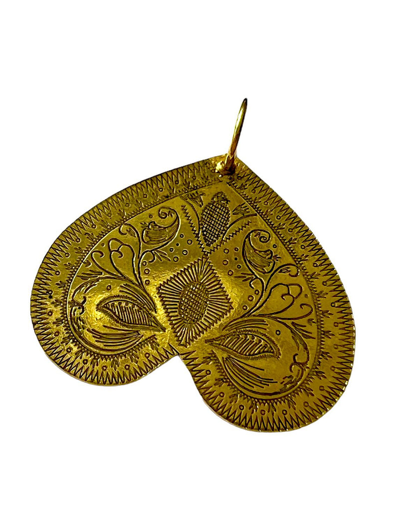 Medalha Borboleta Filigrana em Prata Dourada